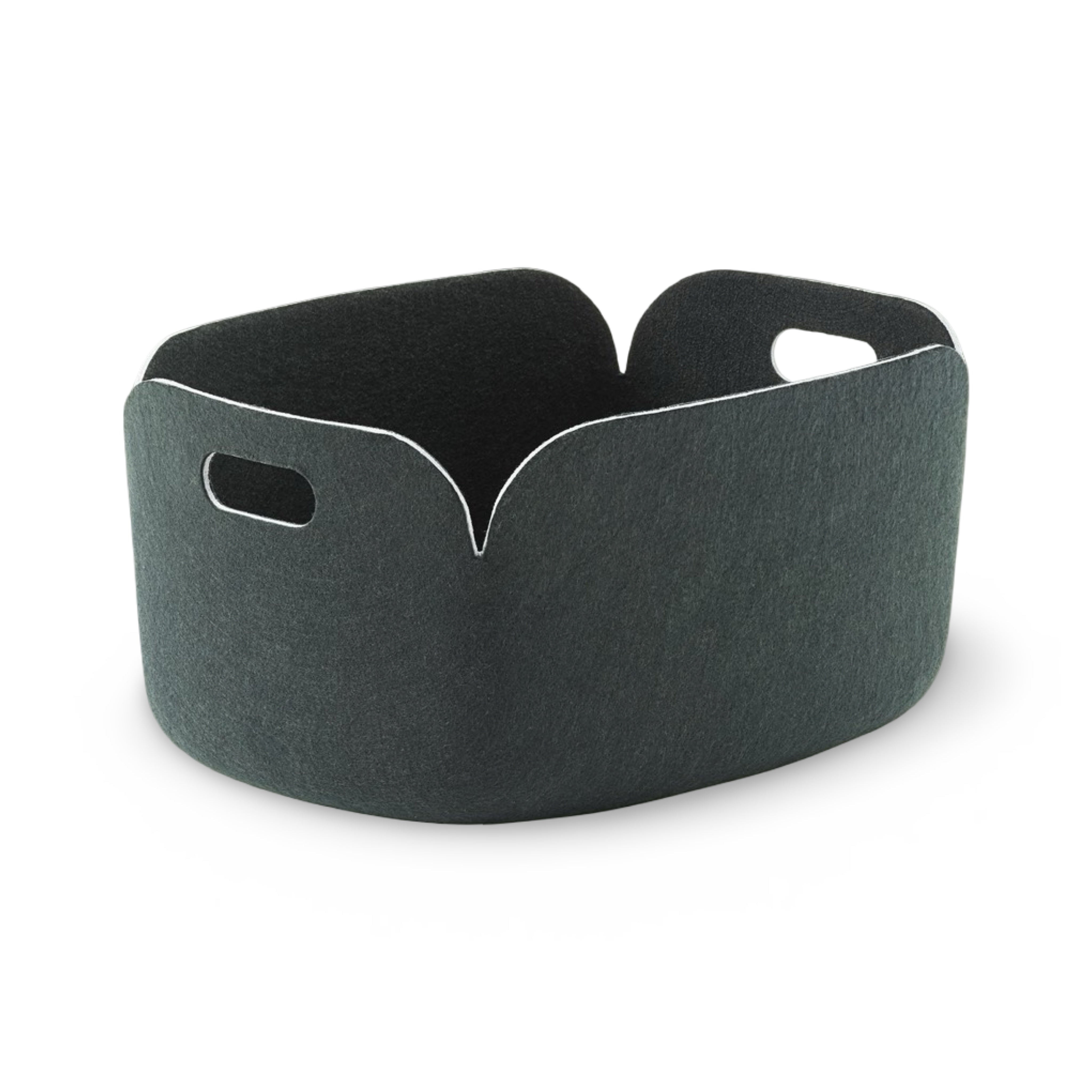 Muuto Restore Basket 48x35cm - Dark Green