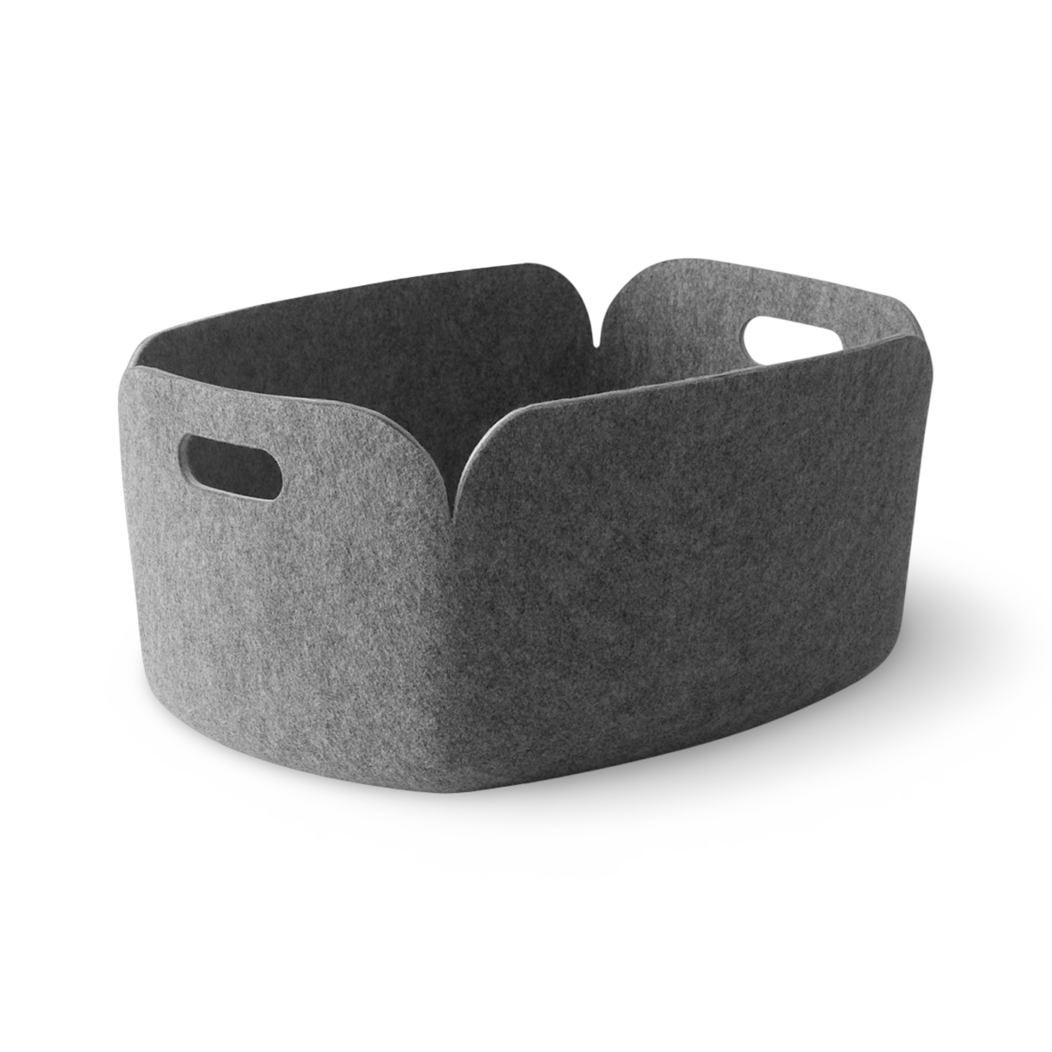 Muuto Restore Basket 48x35cm - Grey Mélange