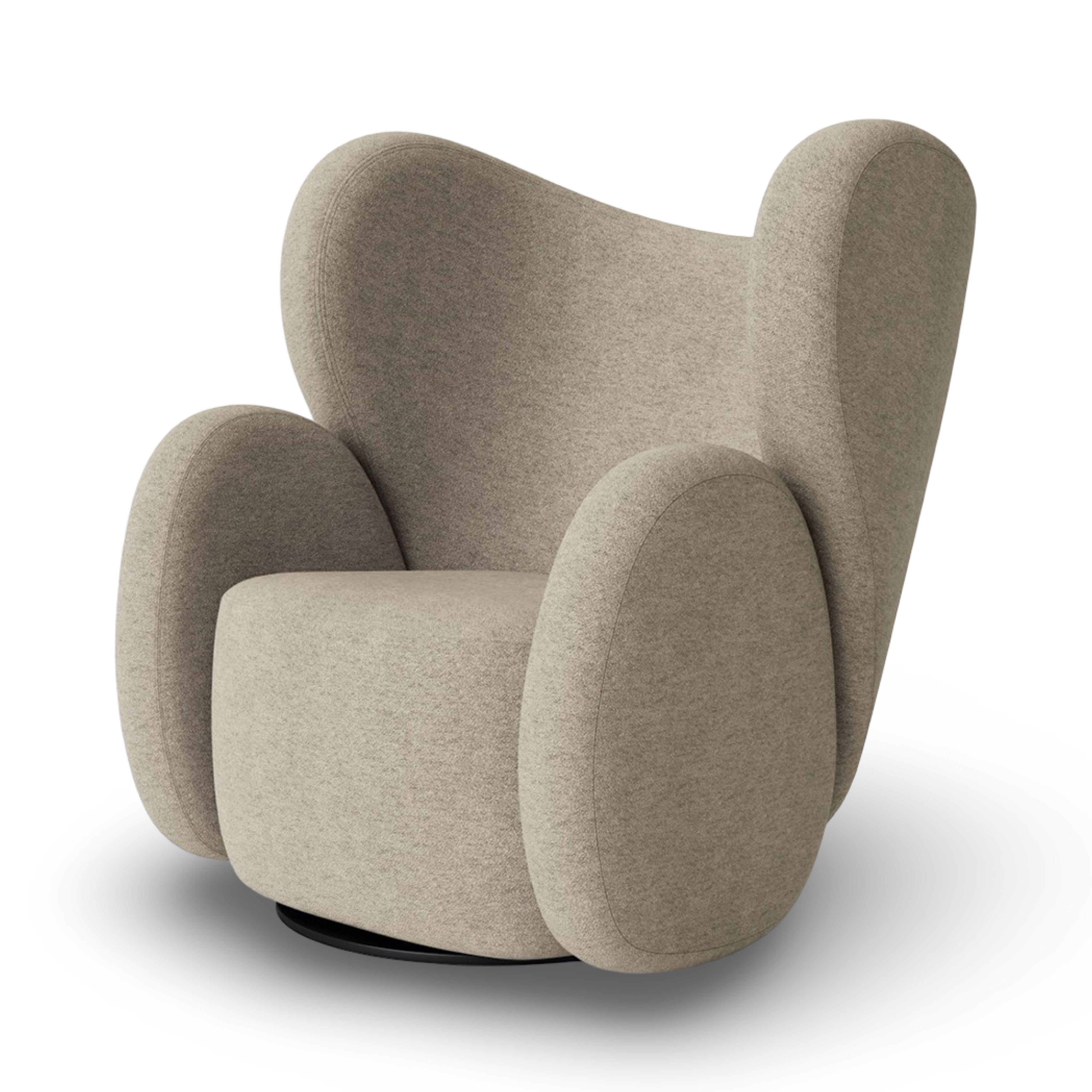 NORR11 Big Big Lounge Chair - Bouclé