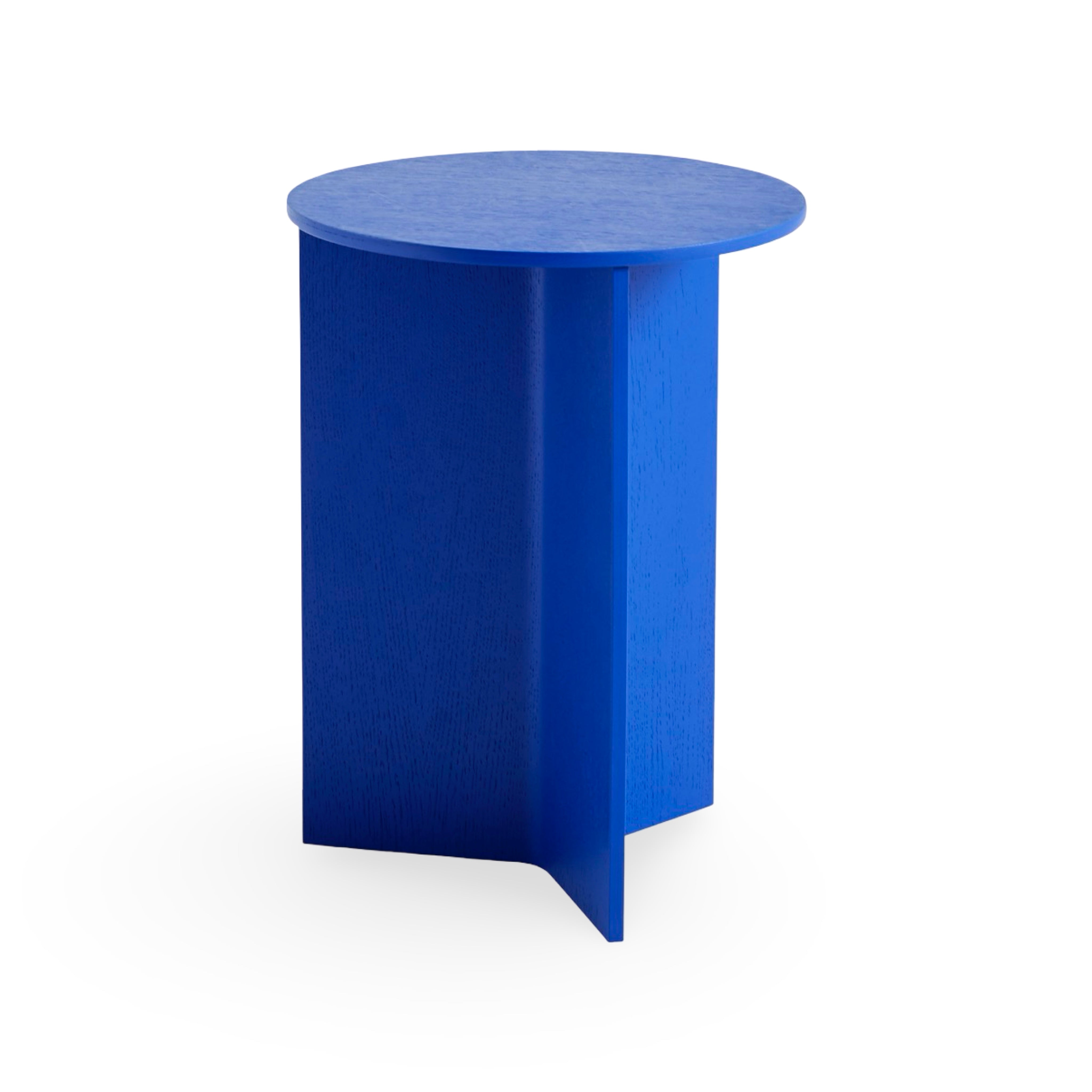 HAY Slit Table Wood High - Blue (Ex-Display)