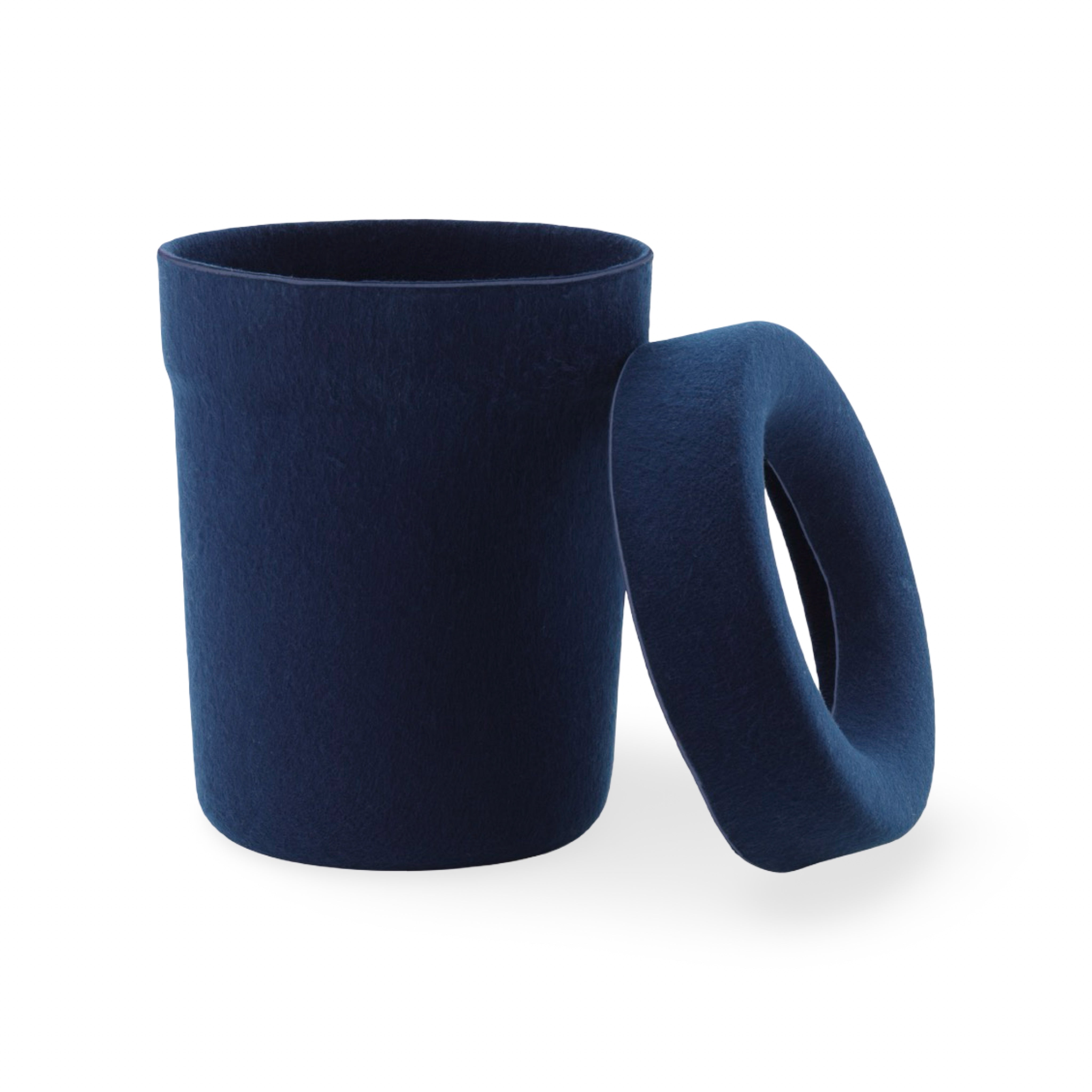 Normann Copenhagen Hide Storage Bin - Dark Blue
