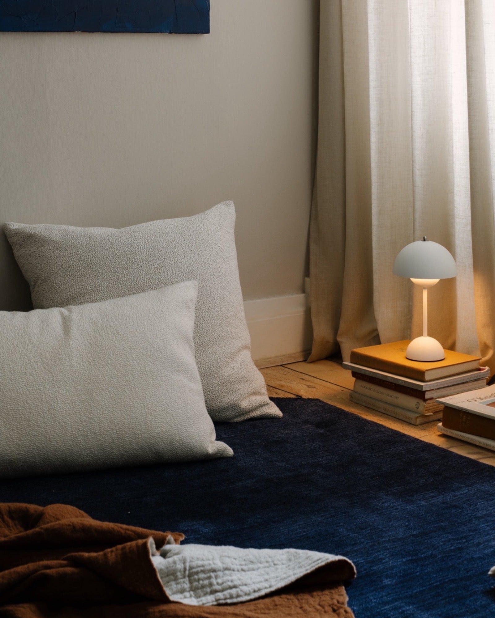 &Tradition Collect Cushion Boucle - Ivory & Granite (SC28)