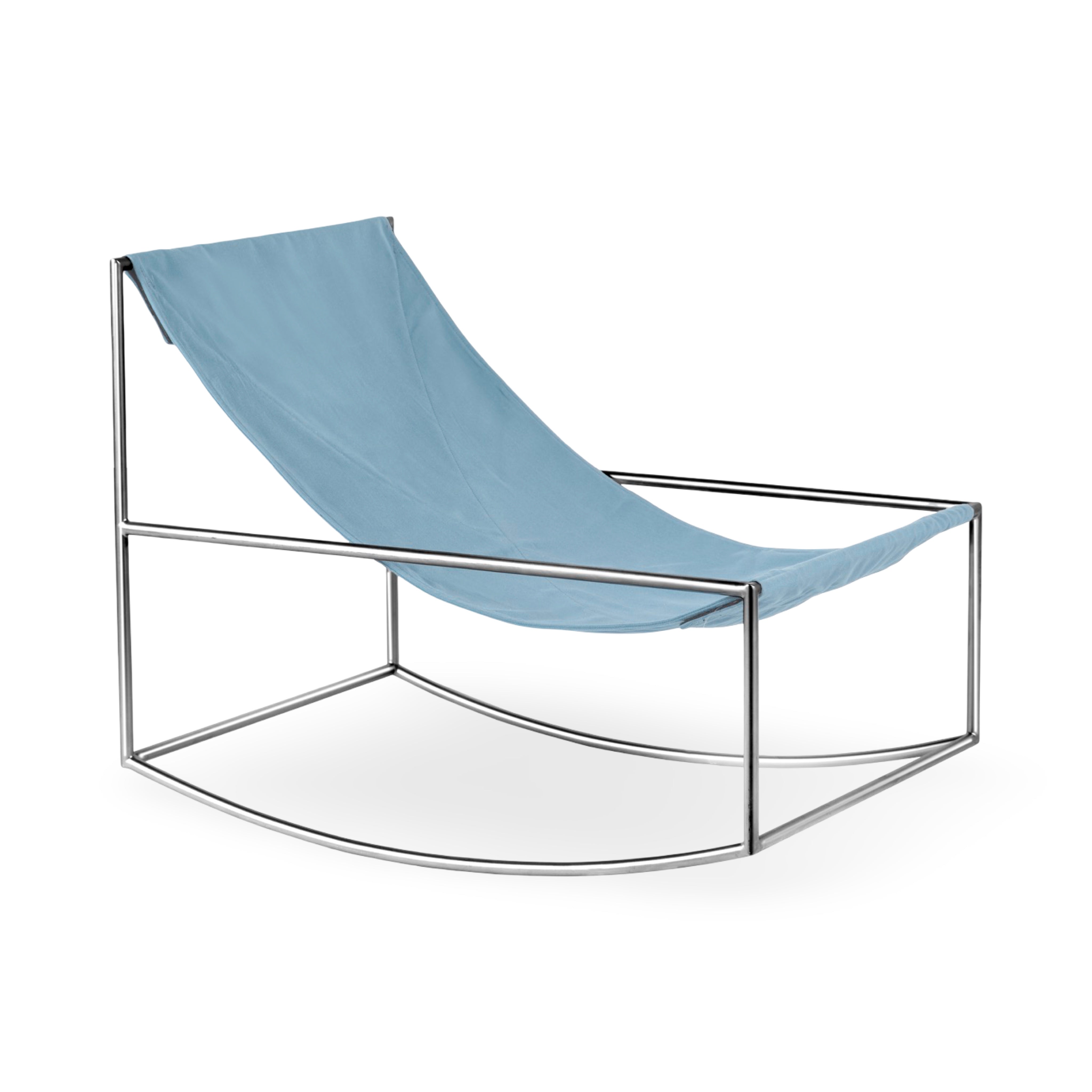 Valerie Objects Outdoor Rocking Chair Stainless Steel