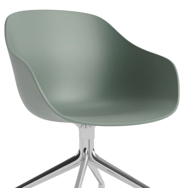 HAY AAC 224 fall green shell and curved seat detail