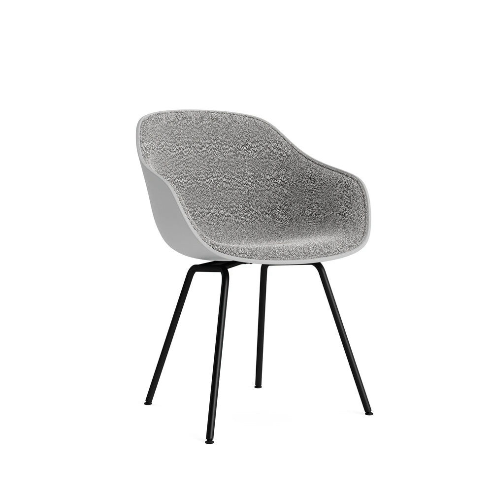 HAY AAC 226 front uph Olavi by HAY 02 – concrete grey 2.0 shell – black powder coated steel base