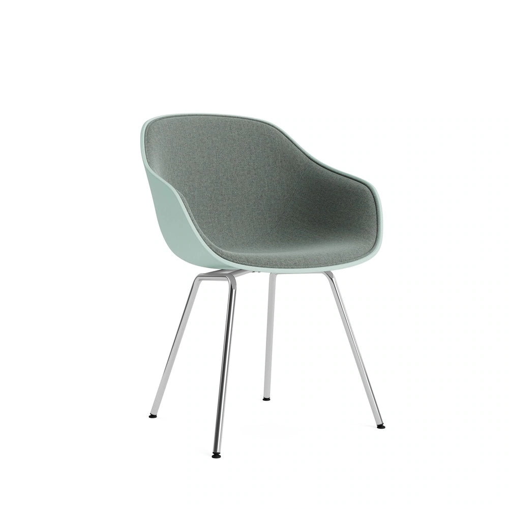 HAY AAC 226 front uph Re-wool 868 – dusty mint 2.0 shell – chromed steel base