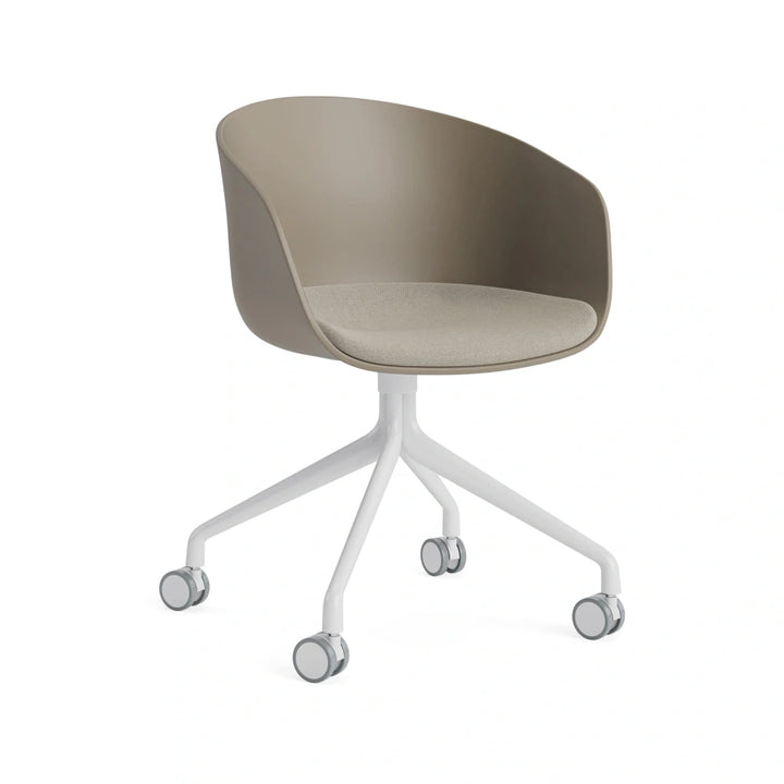 HAY AAC 24 khaki 2.0 shell – seat uph Vidar 222 – white base