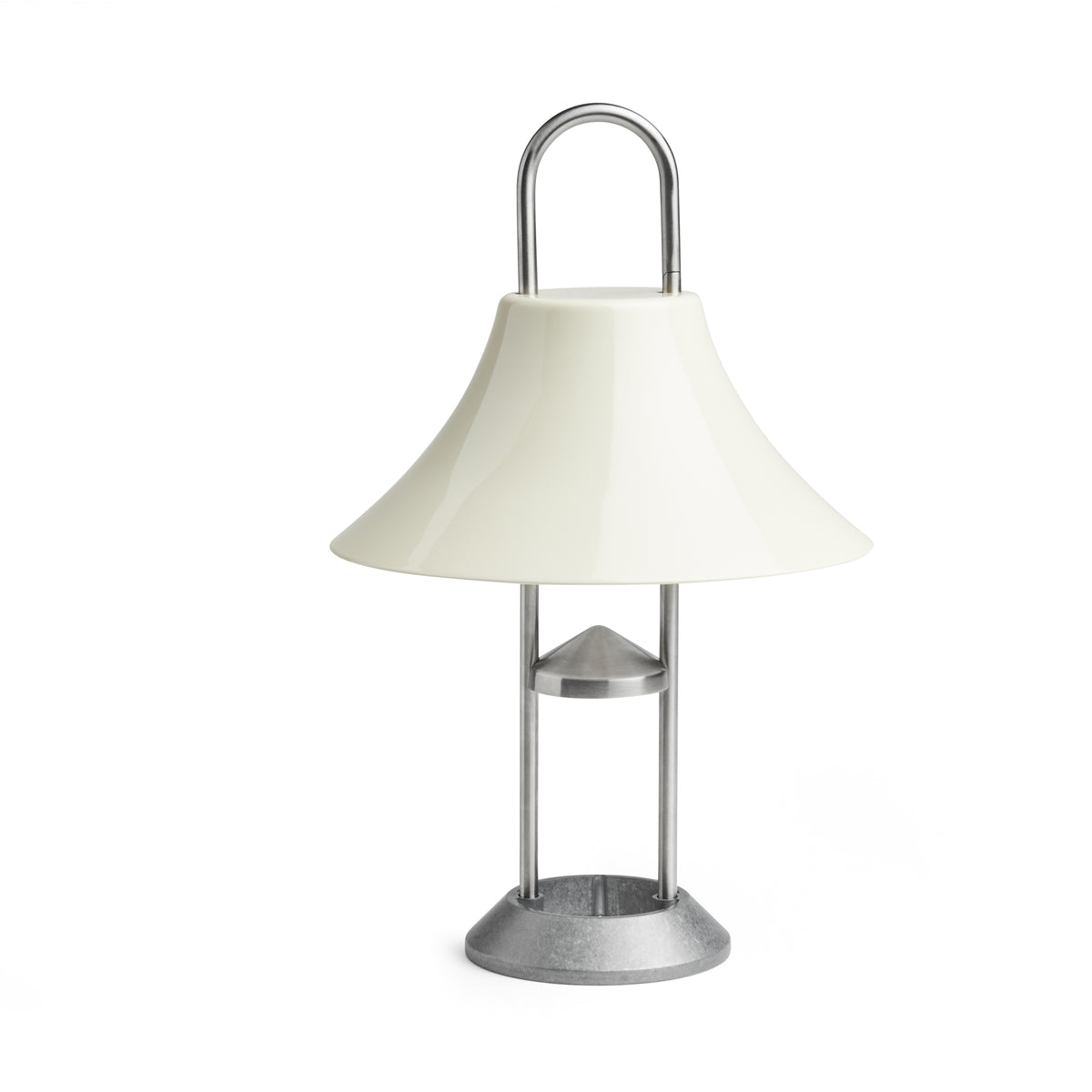 HAY Mousqueton Portable Lamp in oyster white