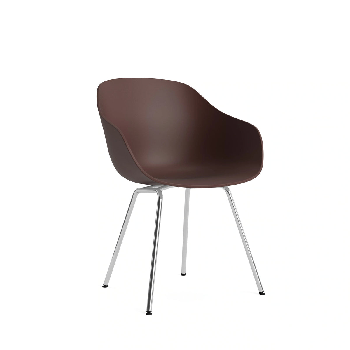 HAY About a Chair - AAC 226, Colour: Raisin, Legs: Chromed Steel