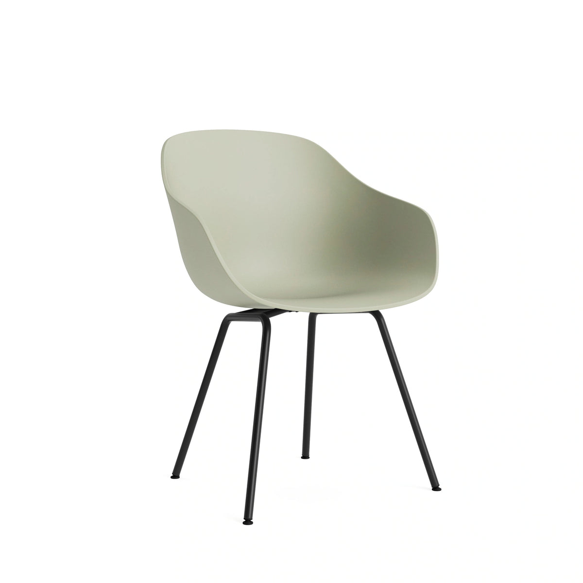 HAY About a Chair - AAC 226, Colour: Pastel Green, Legs: Black Powder Coated Steel
