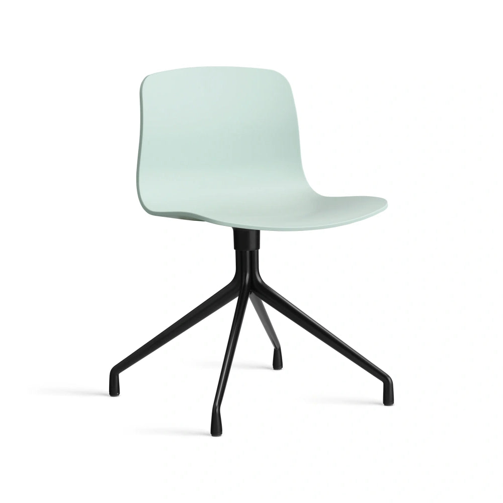 HAY AAC 10 bare shell in dusty mint with black powder coated aluminium four-star swivel base