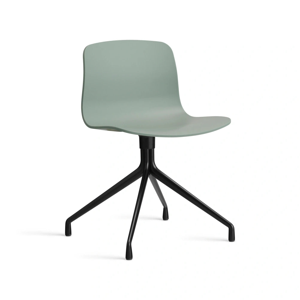 HAY AAC 10 bare shell in fall green with black powder coated aluminium four-star swivel base