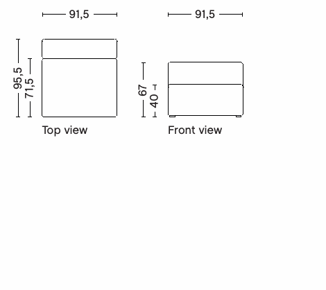 HAY Mags module 1963RE, manufacturer technical drawing