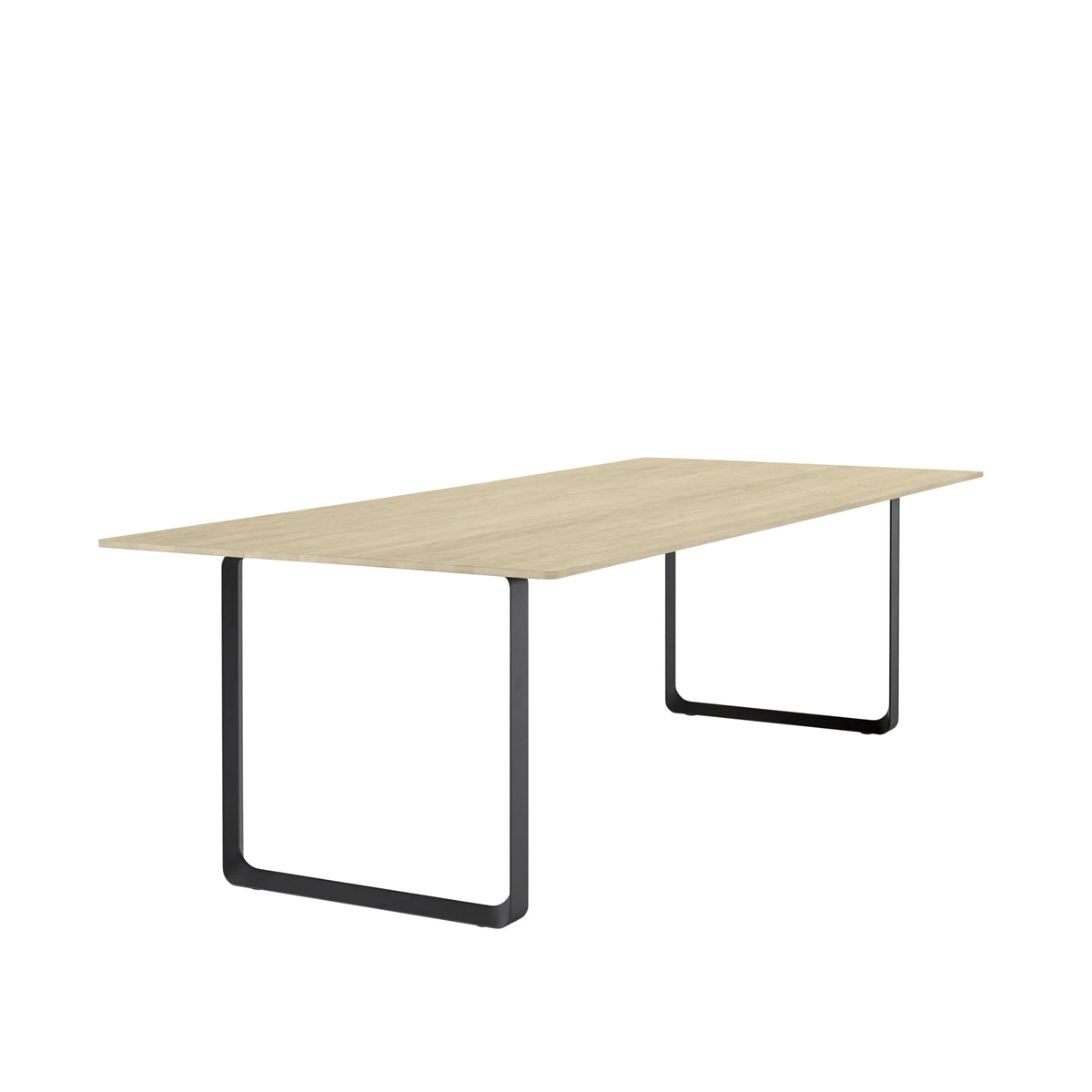 Muuto 70/70 Table in solid oak with anthracite black frame