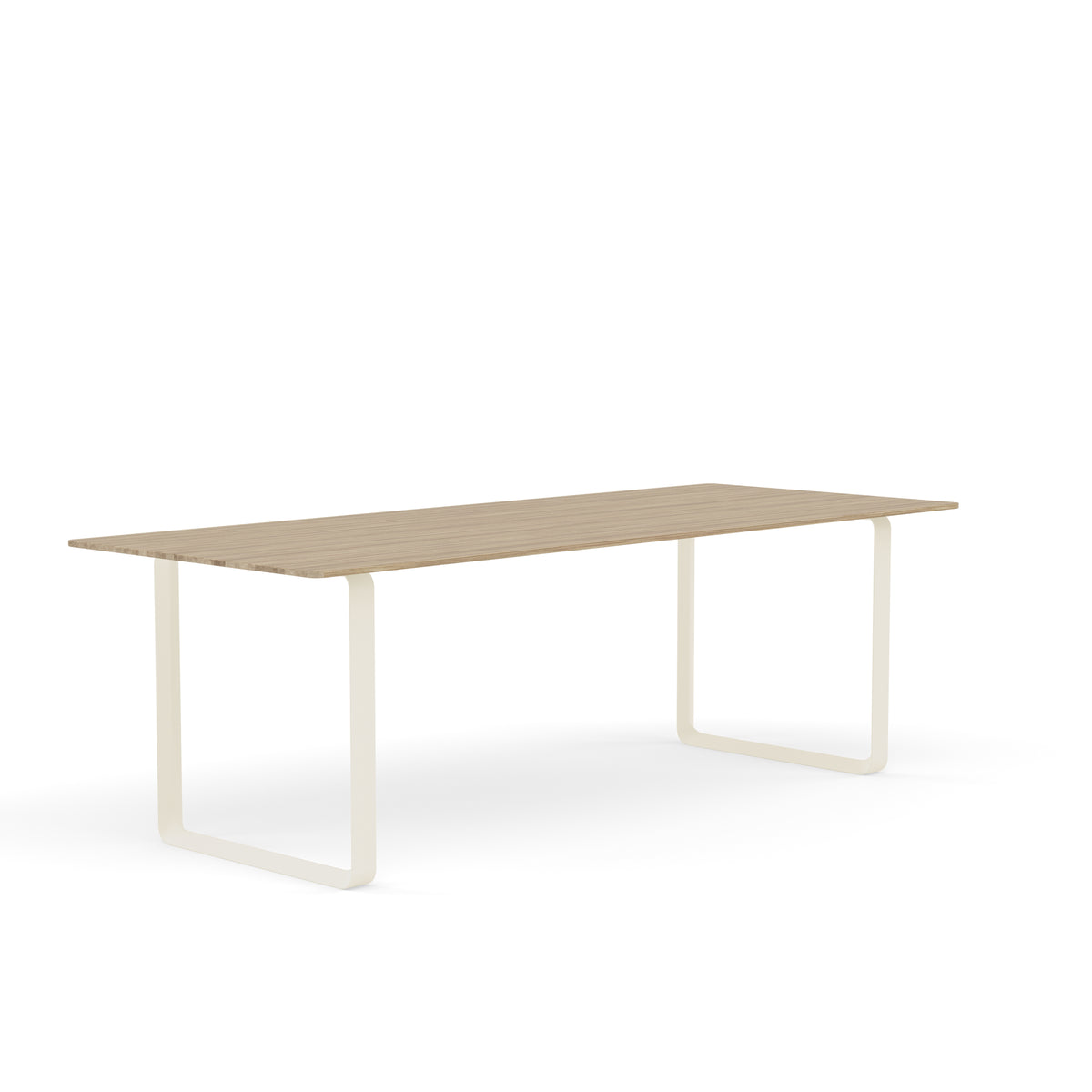 Muuto 70/70 Table in solid oak with sand legs, 225 x 90cm