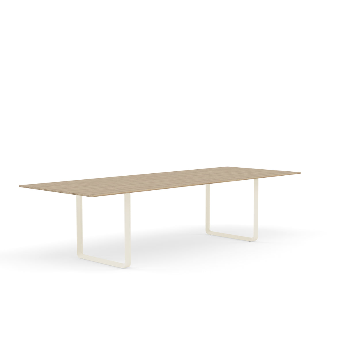 Muuto 70/70 Table in solid oak with sand legs, 295 x 108cm