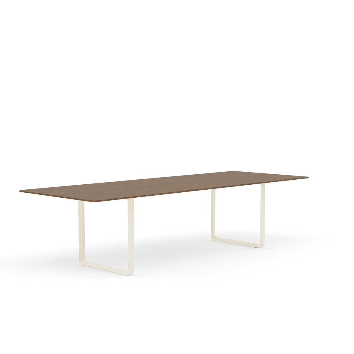 Muuto 70/70 Table in solid smoked oak with sand legs, 295 x 108cm