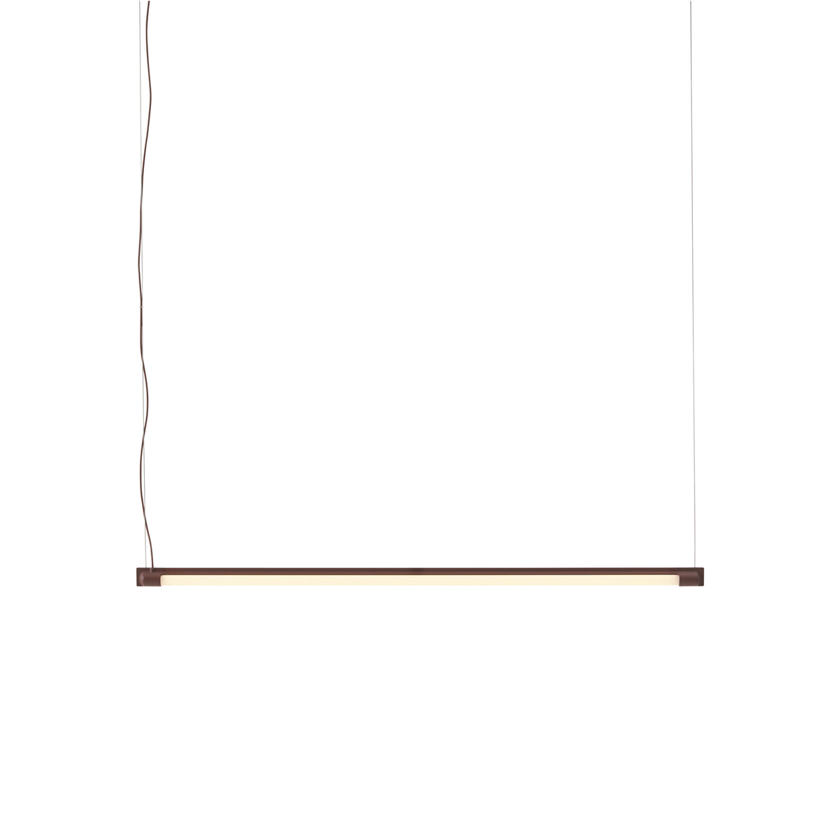 Muuto Fine Suspension Lamp, 90cm in Deep Red