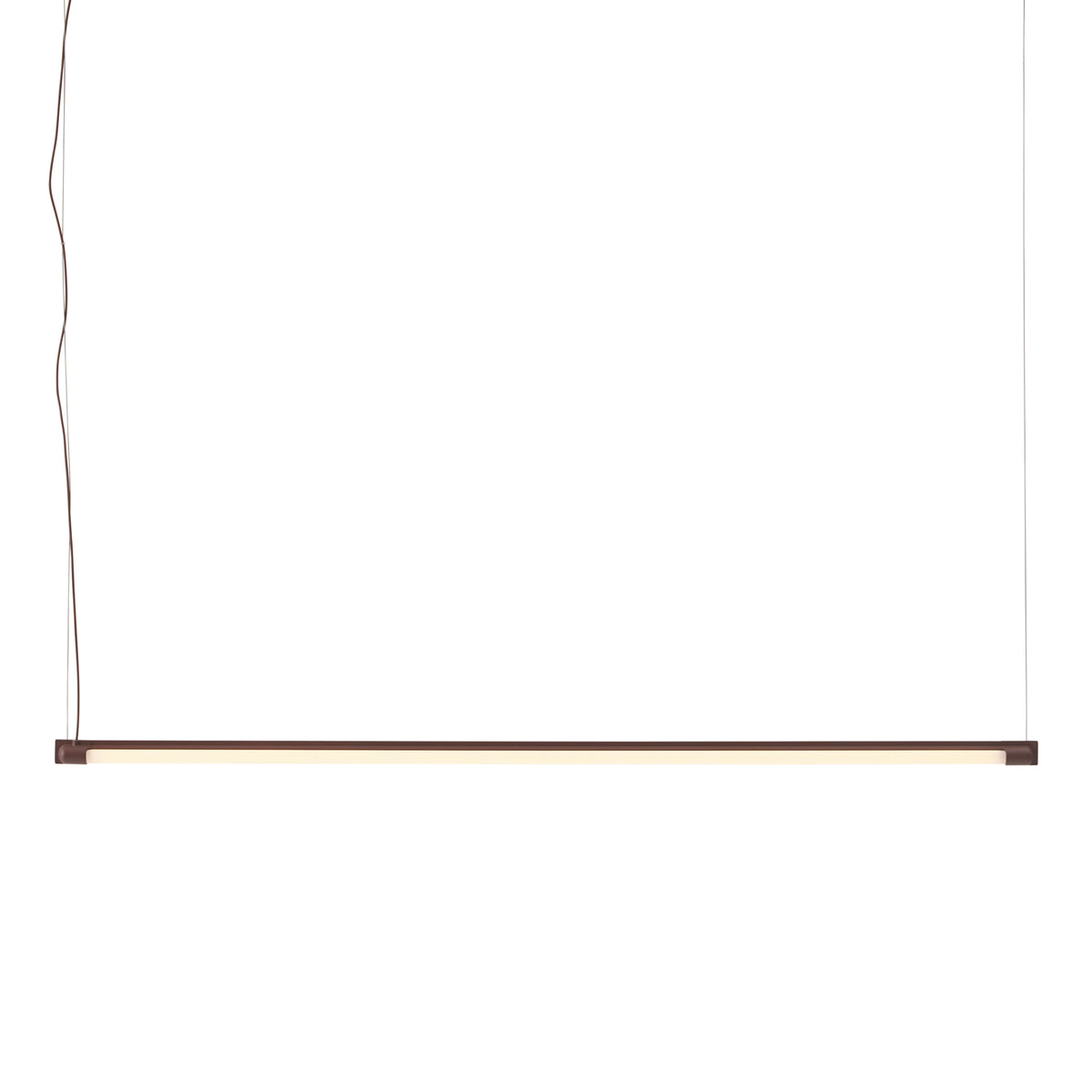 Muuto Fine Suspension Lamp, 120cm in Deep Red
