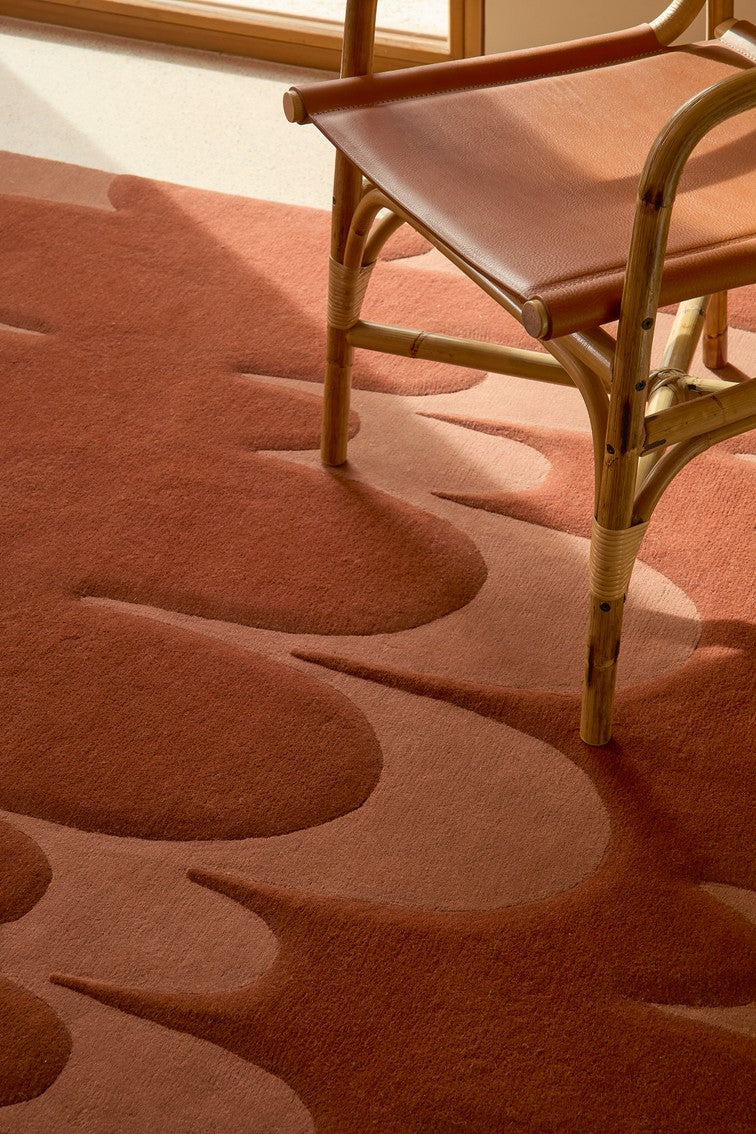 Nanimarquina Lucia Eames Echo Terracotta Rug