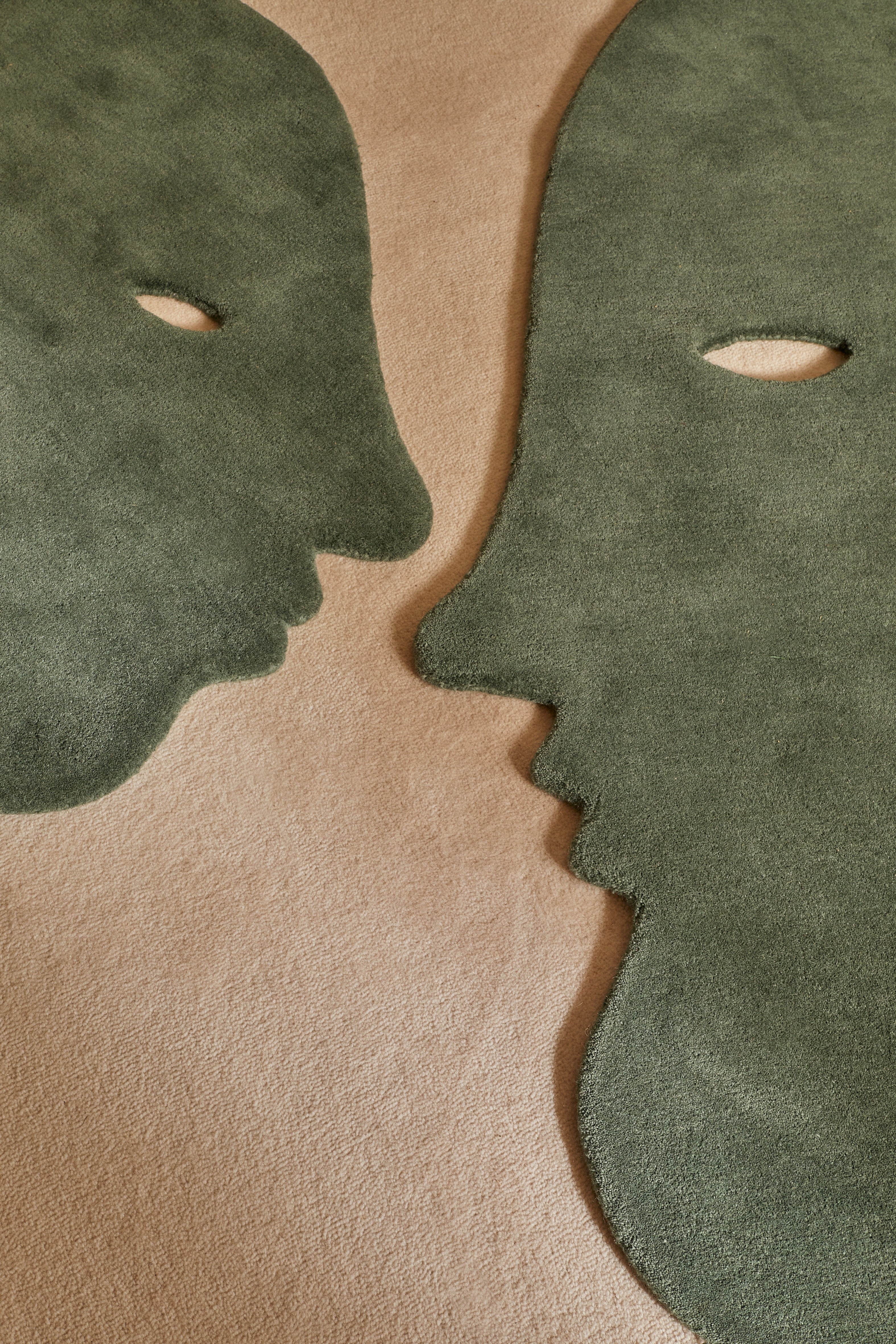 Nanimarquina Talk Talk Small Blueish Green Rug