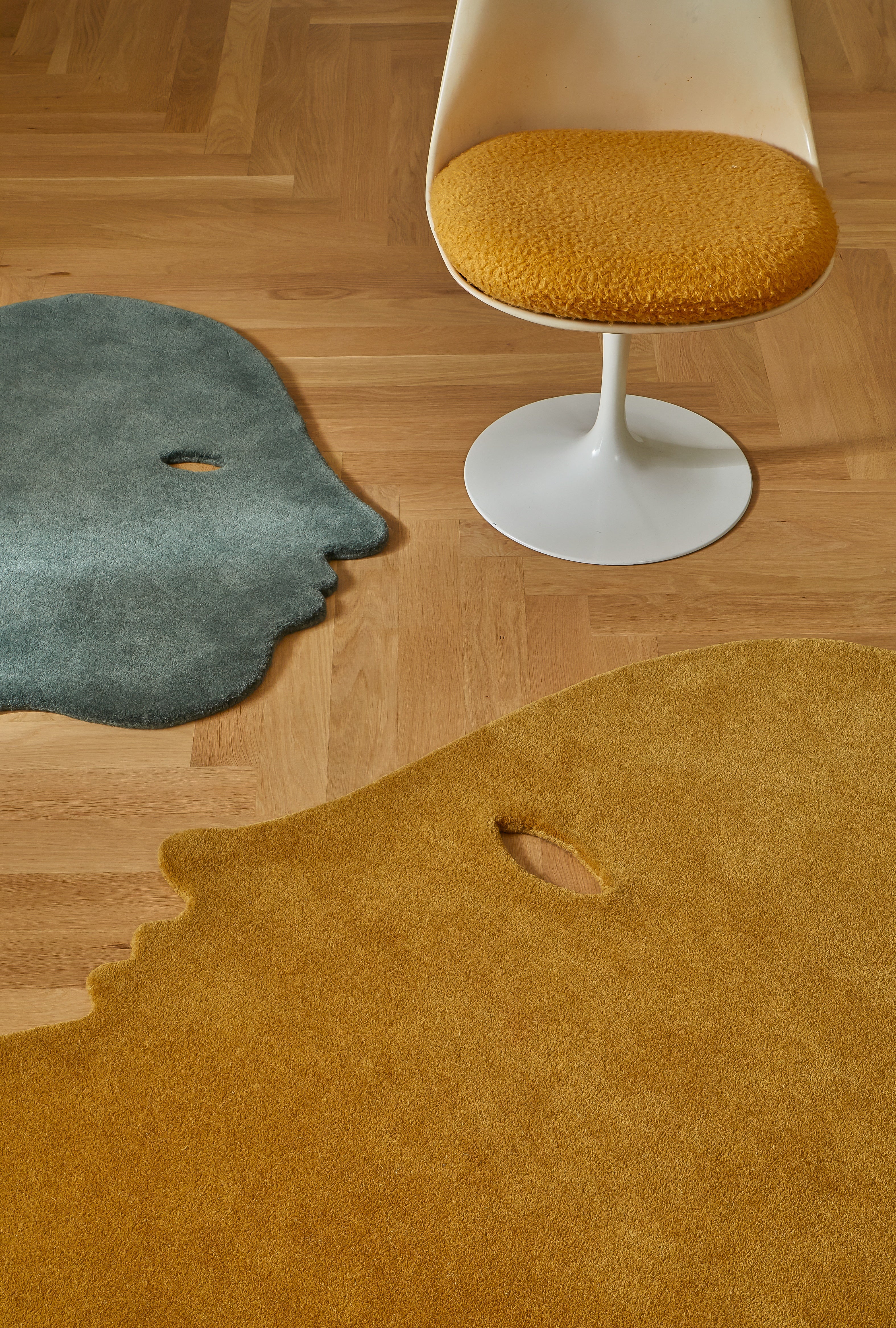 Nanimarquina Talk Talk Medium Mustard Rug