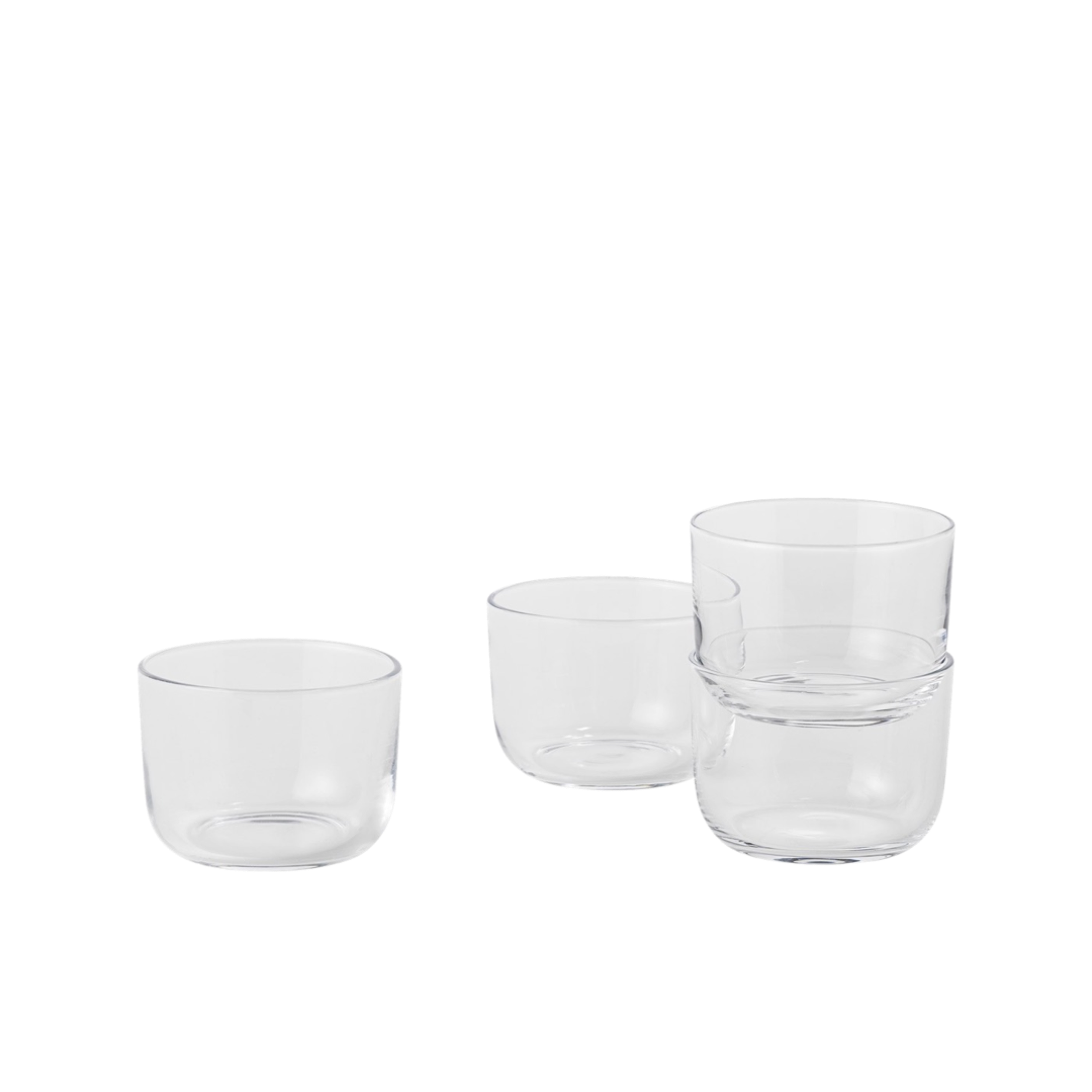 Muuto Corky Drinking Glasses Low - Clear