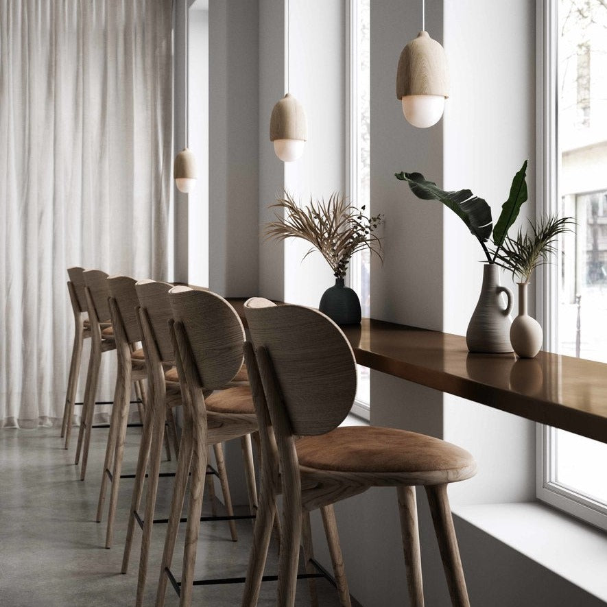 Mater High Stool Backrest