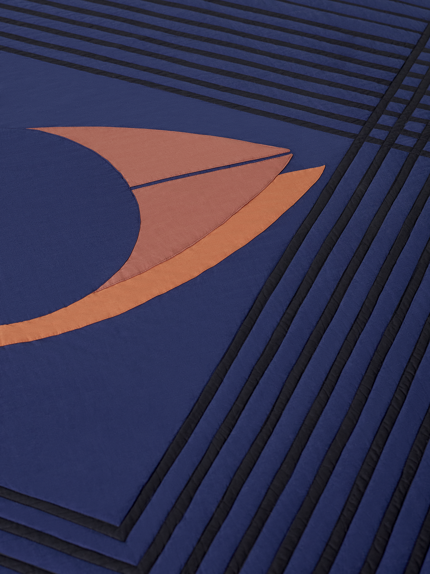 &Tradition The Eye Bedspread - Blue (AP9)