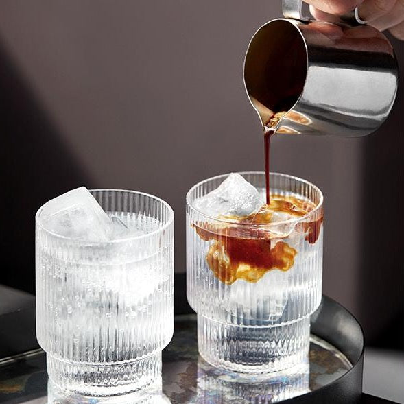 Ferm Living Ripple Glasses (set of 4) - Clear