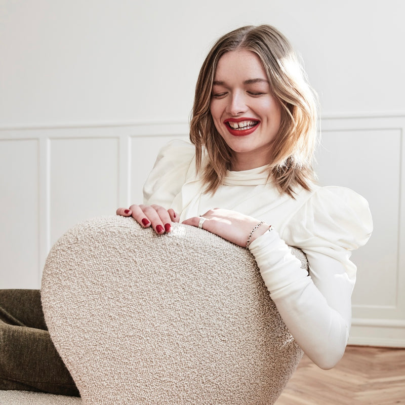 Little Petra chair in Karakorum upholstery by &Tradition