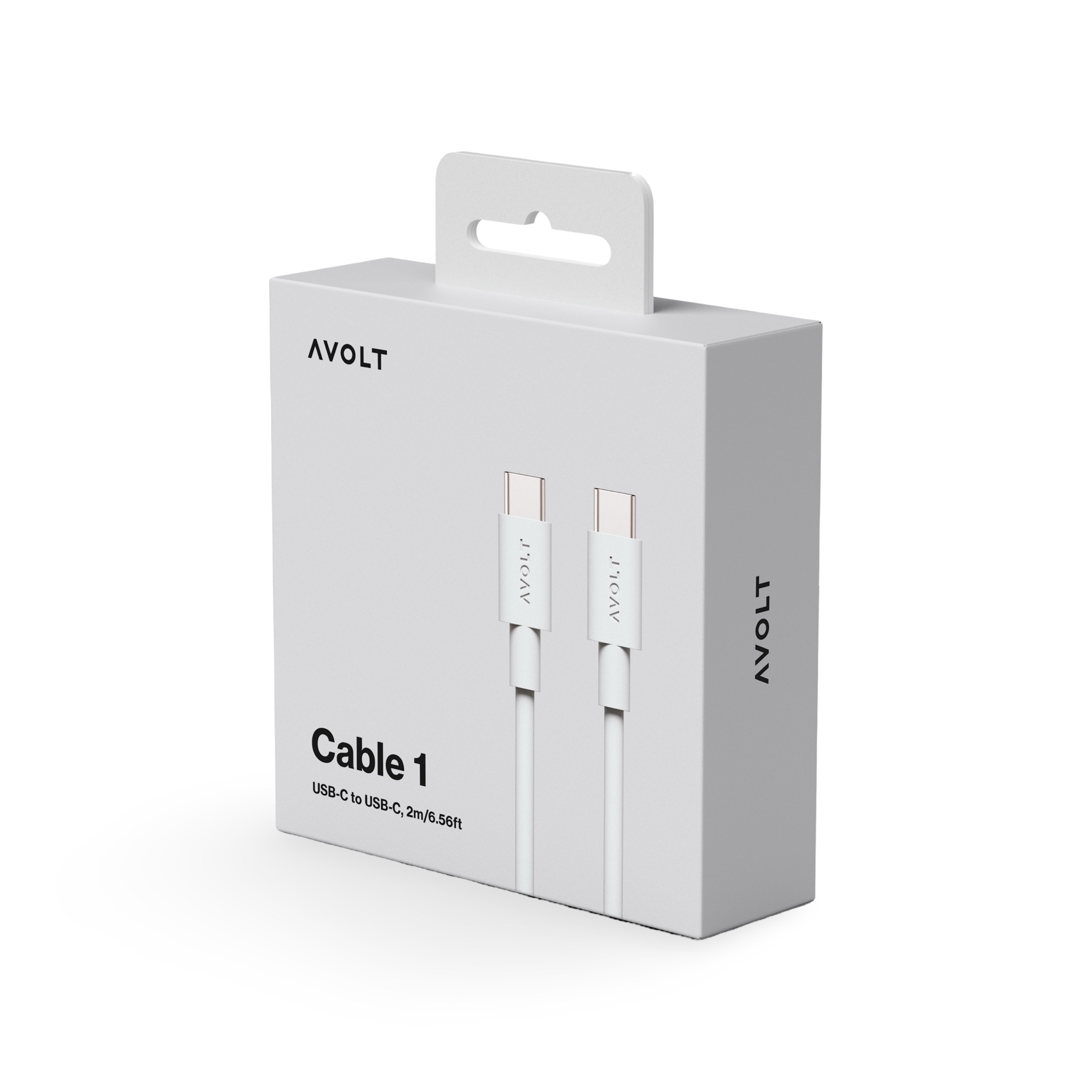 AVOLT Cable 1 USB-C to USB-C Cable - Gotland Grey