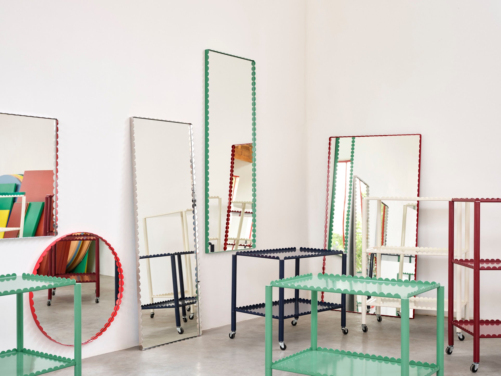 HAY Arcs Mirror - Rectangle Medium