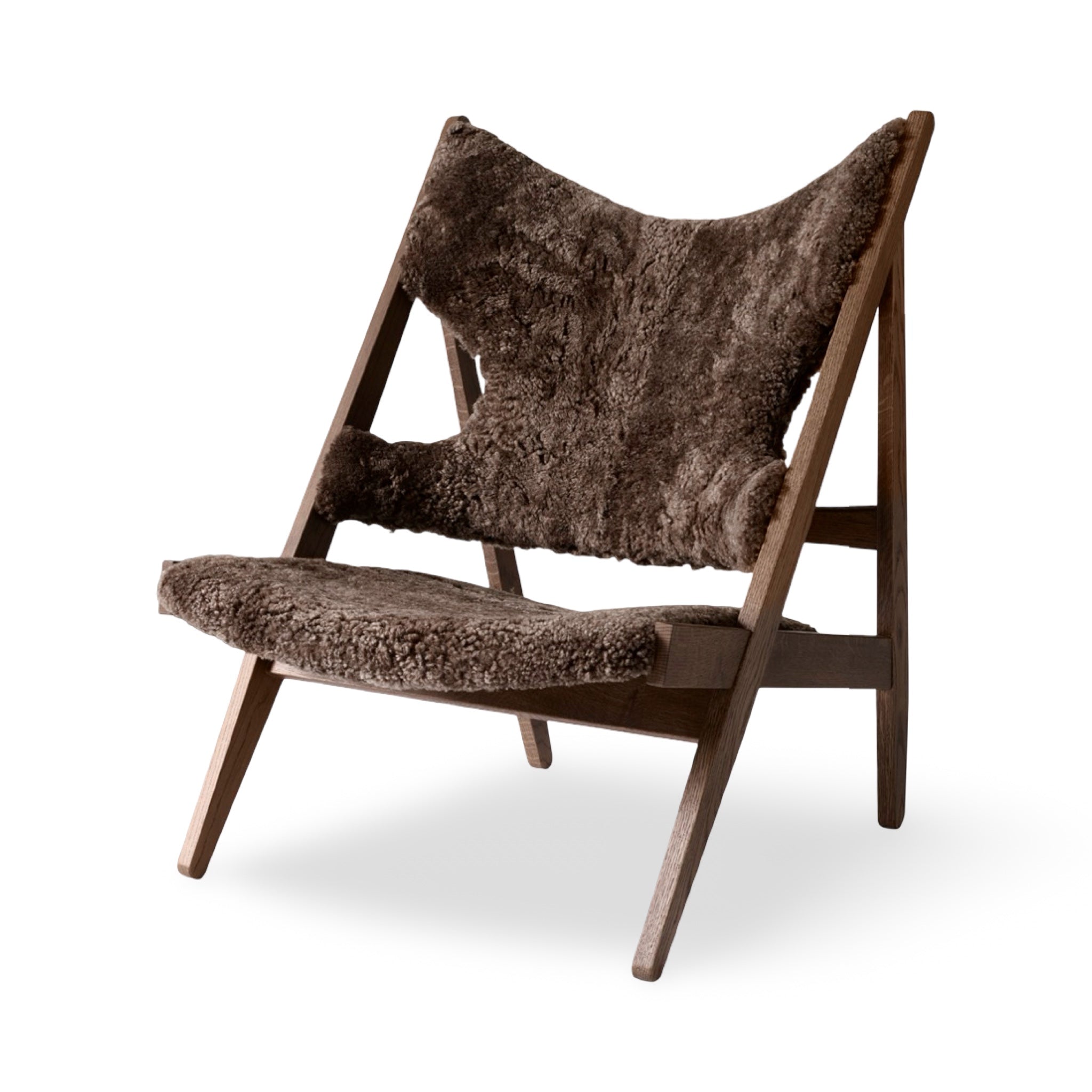 Audo Copenhagen Knitting Lounge Chair - Sheepskin
