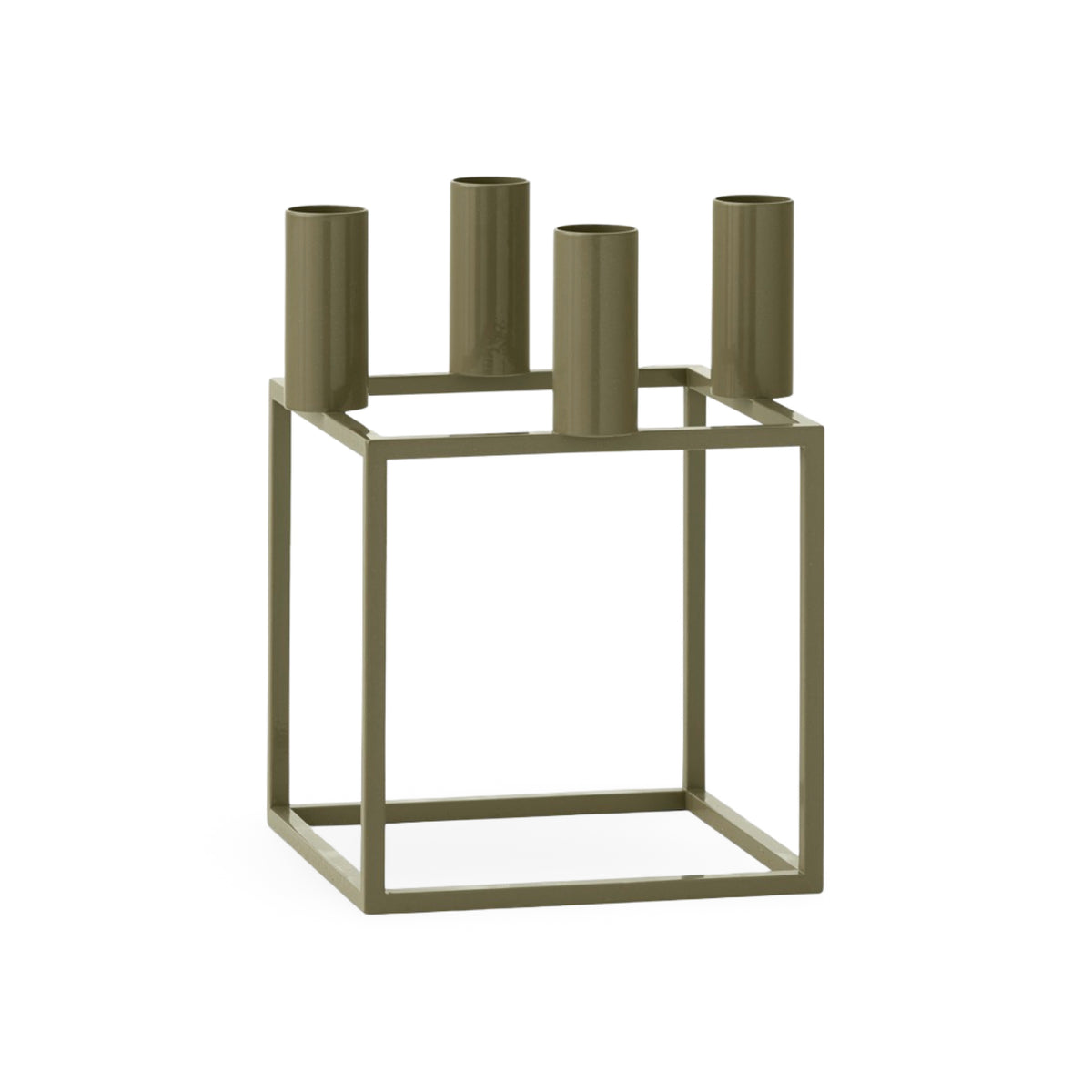 Audo Copenhagen Kubus 4 Candleholder - Olive