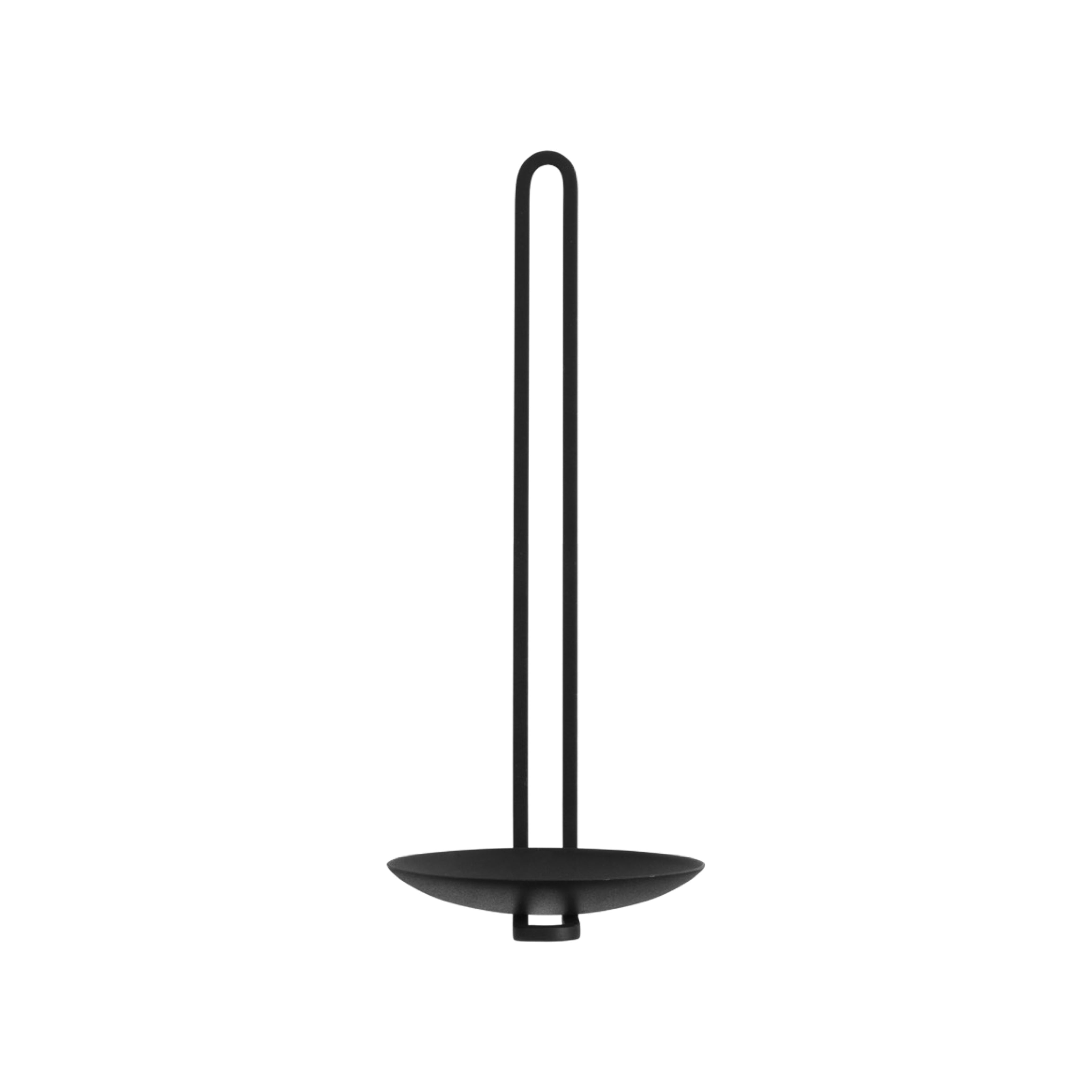 Audo Copenhagen Clip Wall Candleholder 20cm - Black