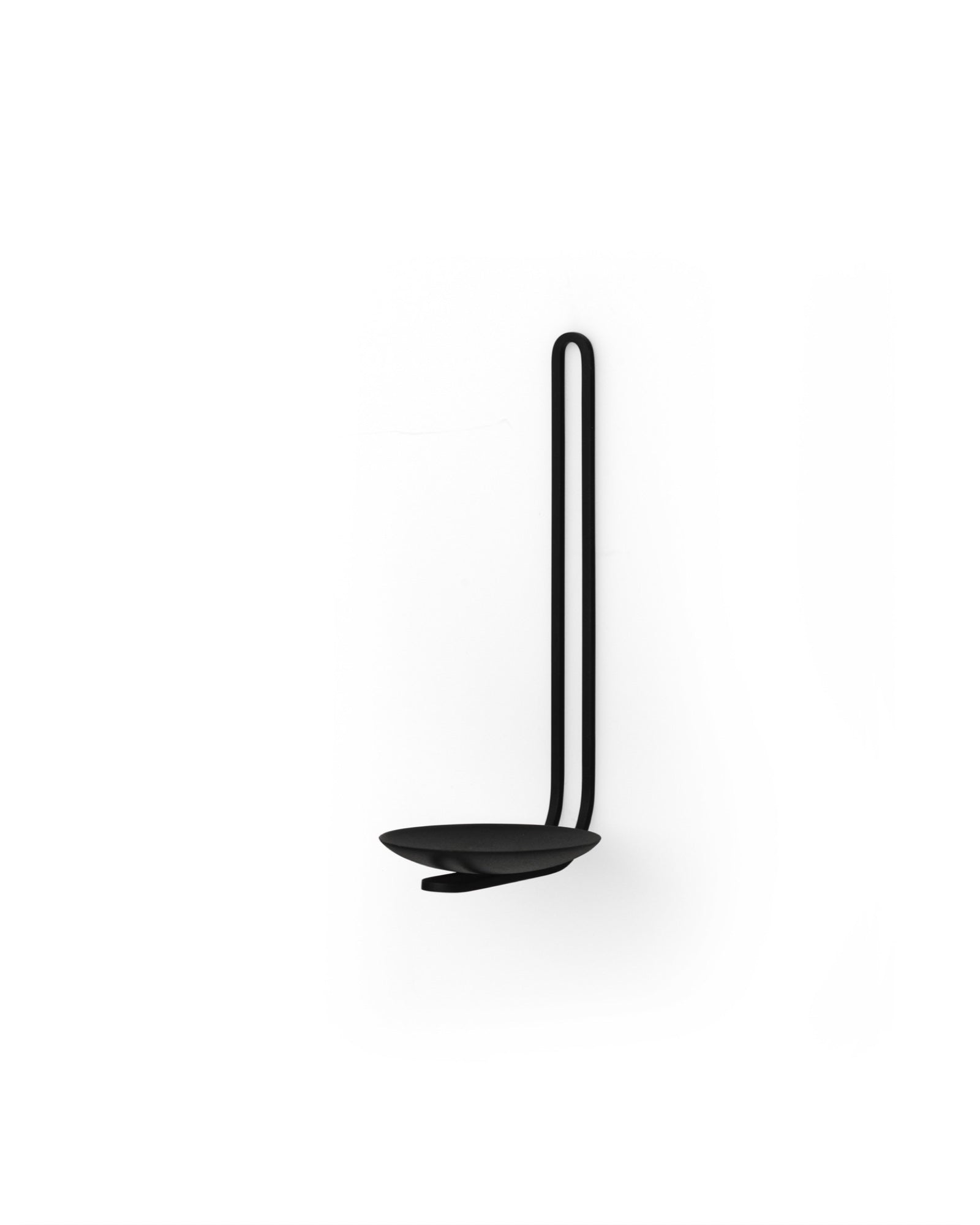 Audo Copenhagen Clip Wall Candleholder 20cm - Black