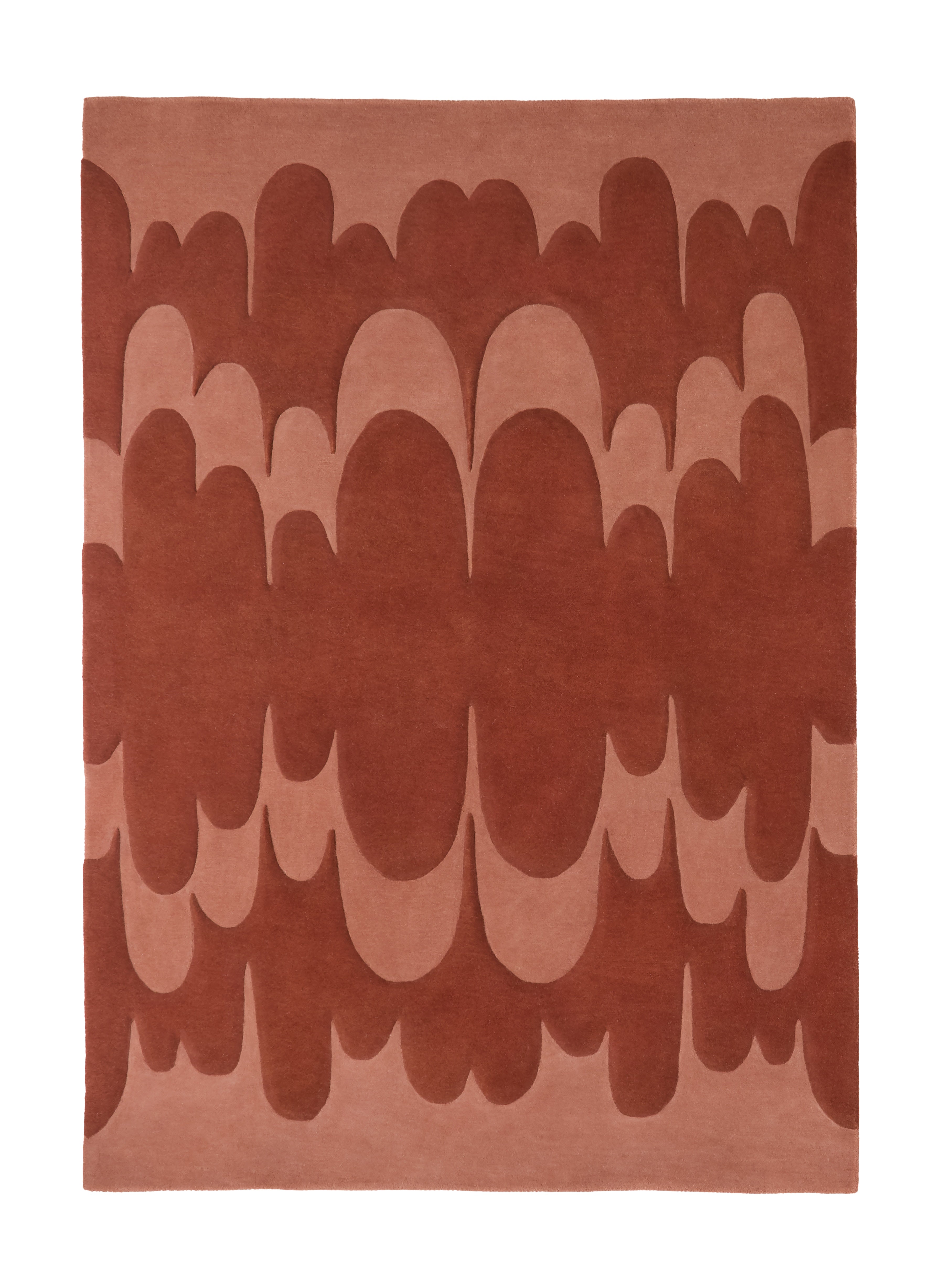 Nanimarquina Lucia Eames Echo Terracotta Rug