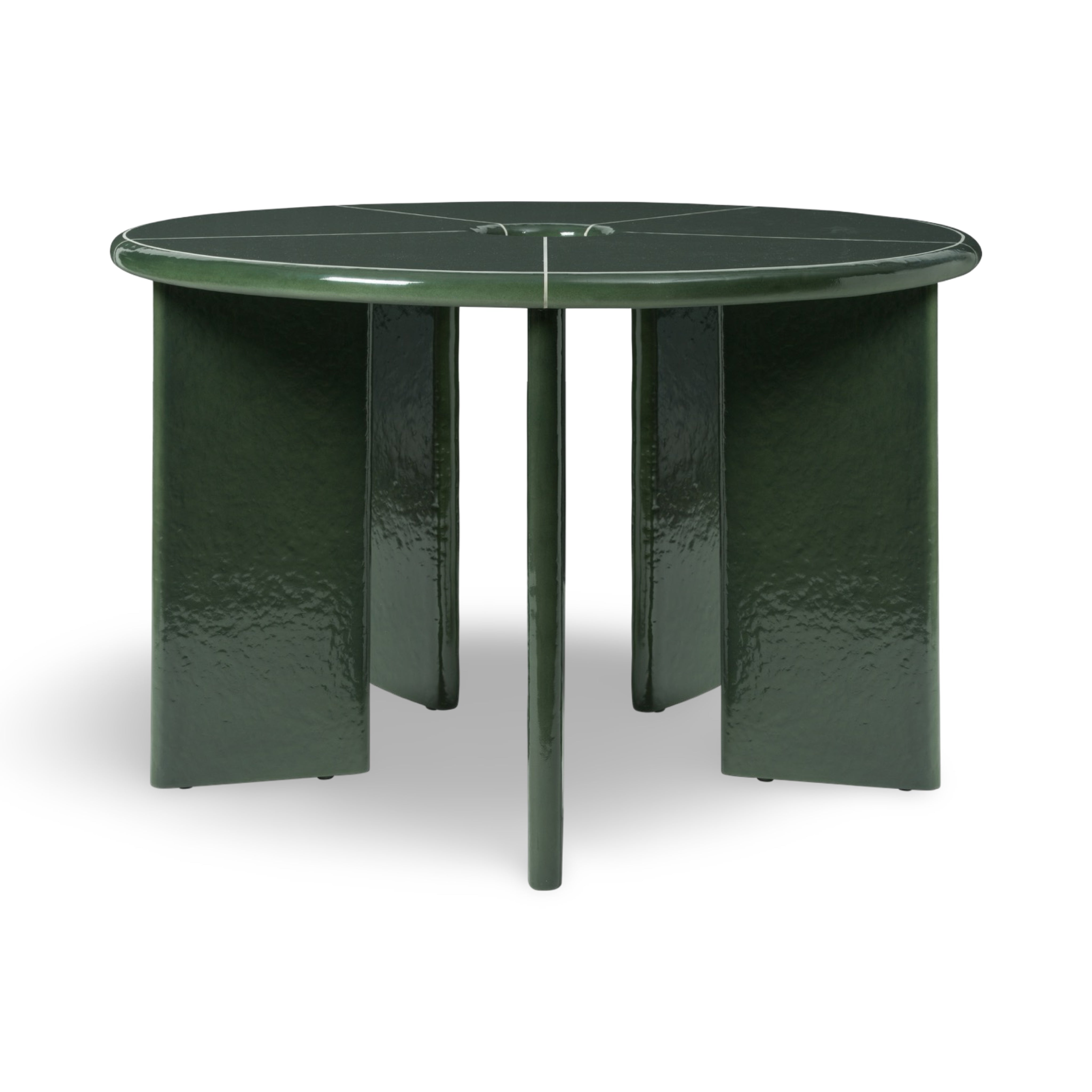 Ferm Living Deya Outdoor Dining Table - Dark Green
