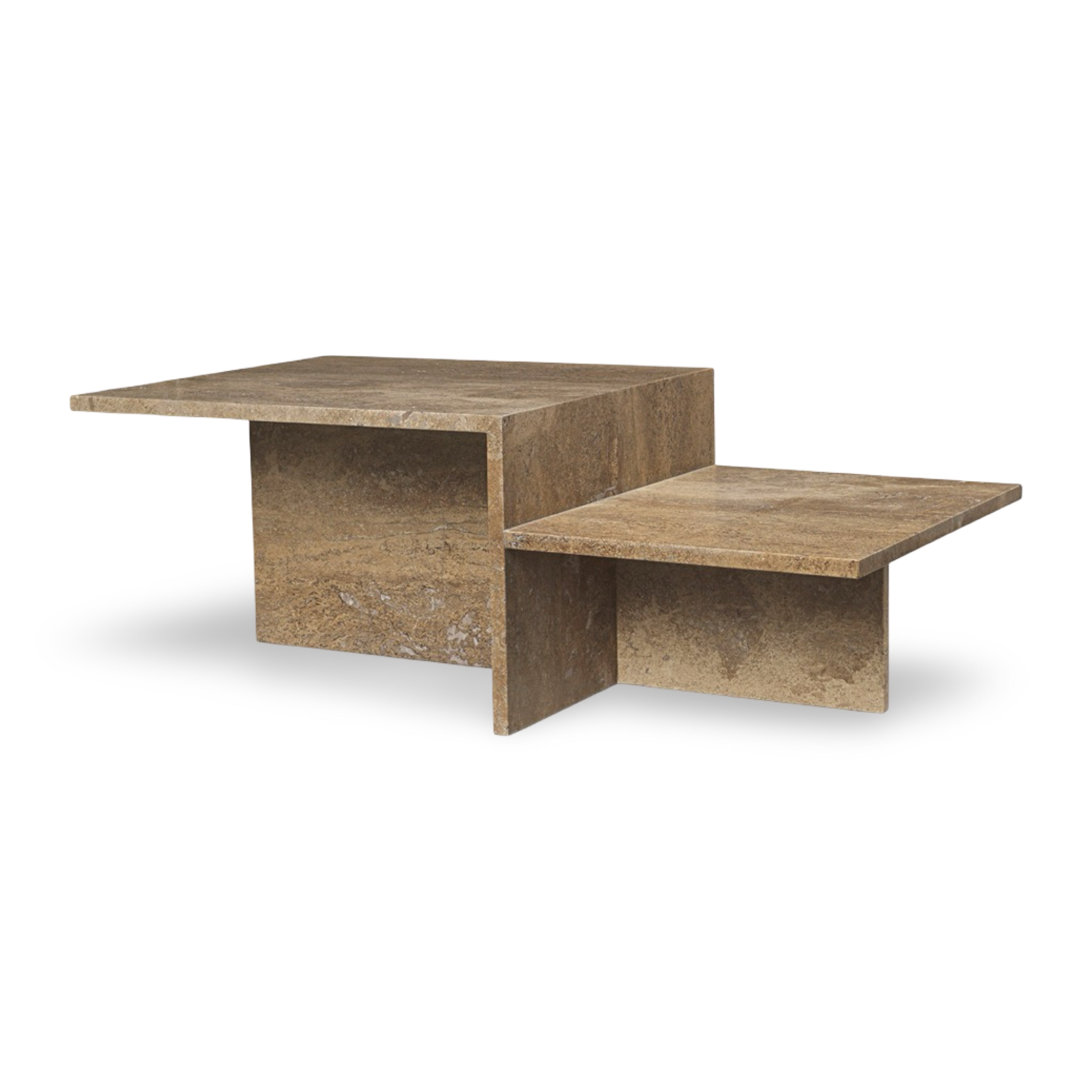 Ferm Living Distinct Coffee Table - Travertine