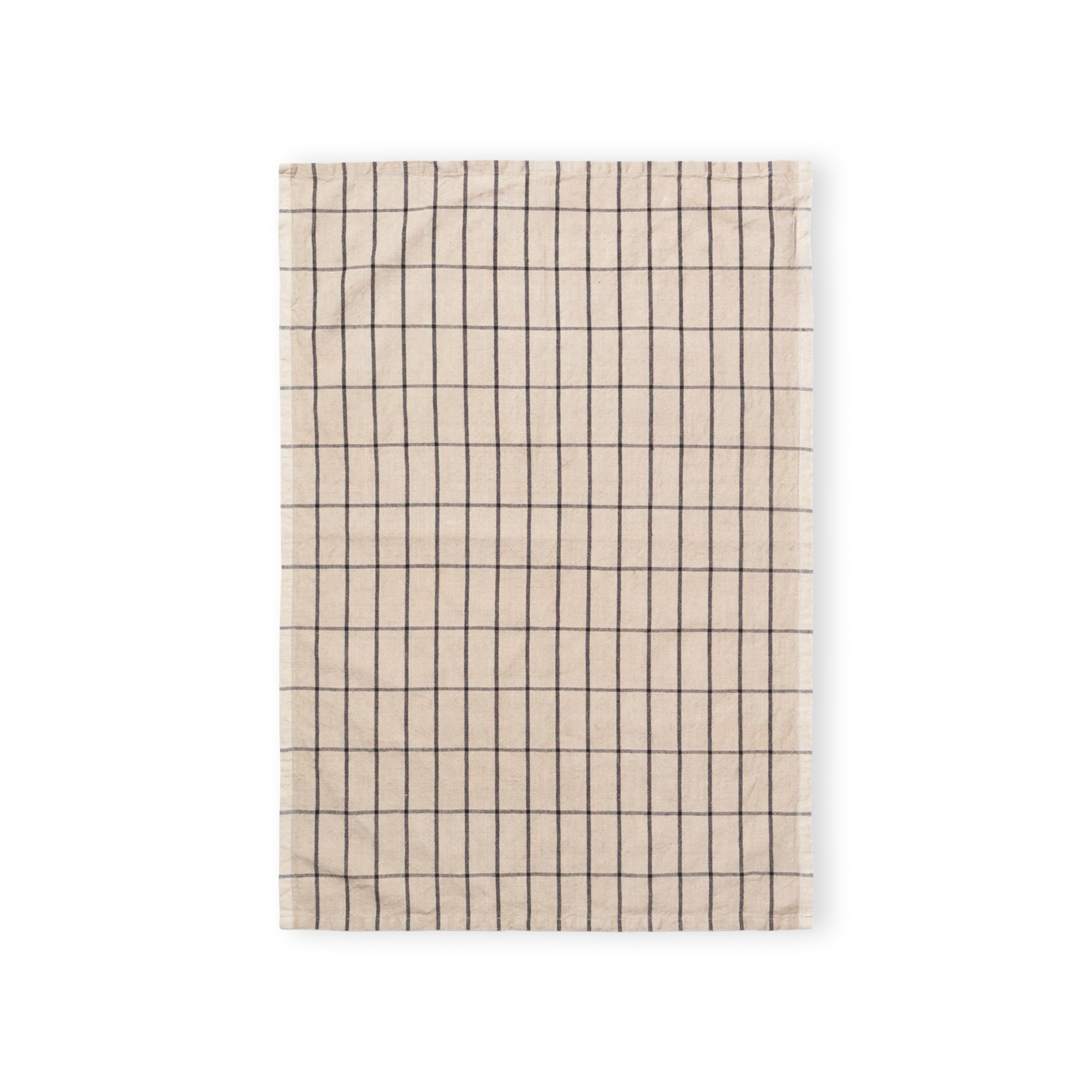 Ferm Living Hale Tea Towel - Sand/Black