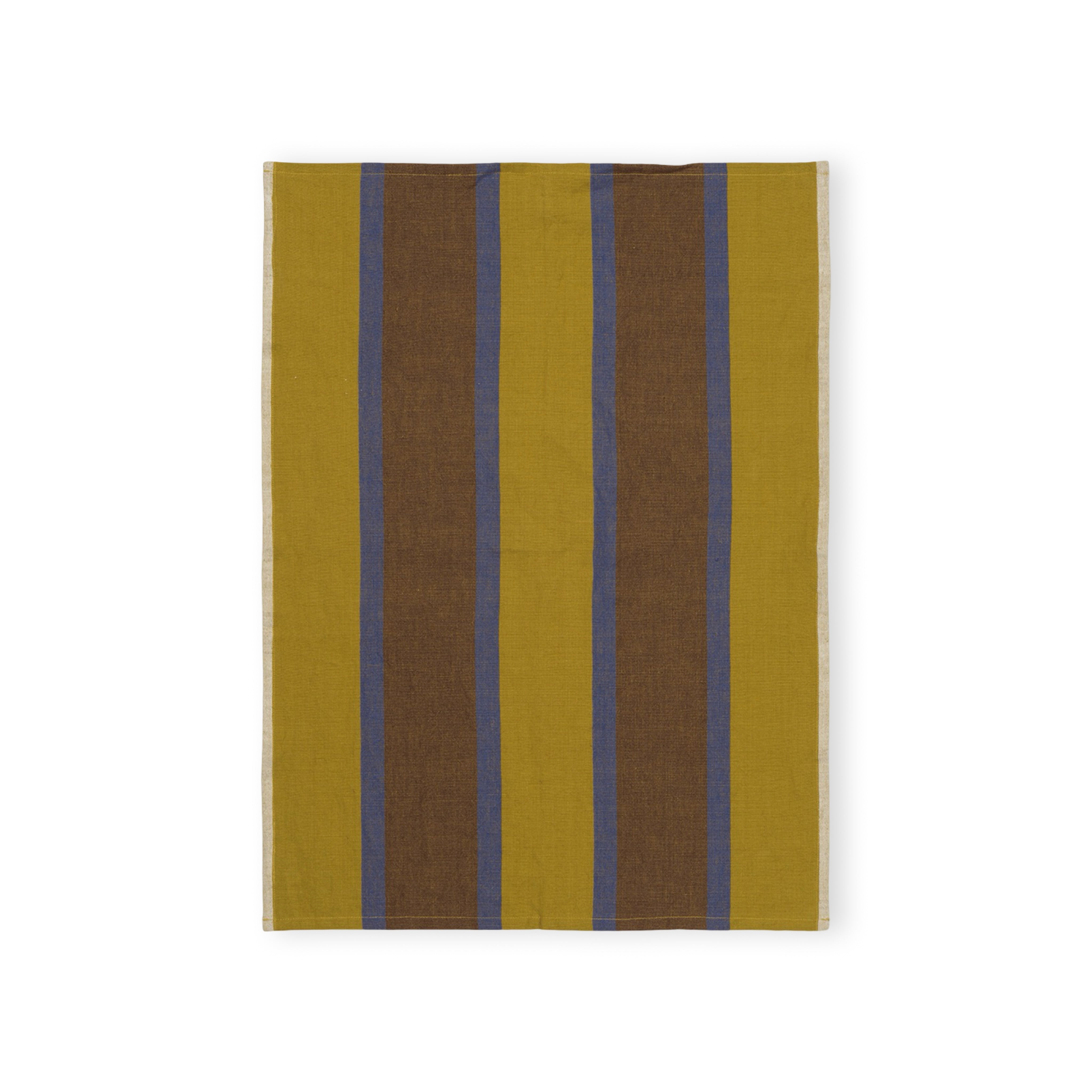 Ferm Living Hale Tea Towel - Lime/Bright Blue/Choco