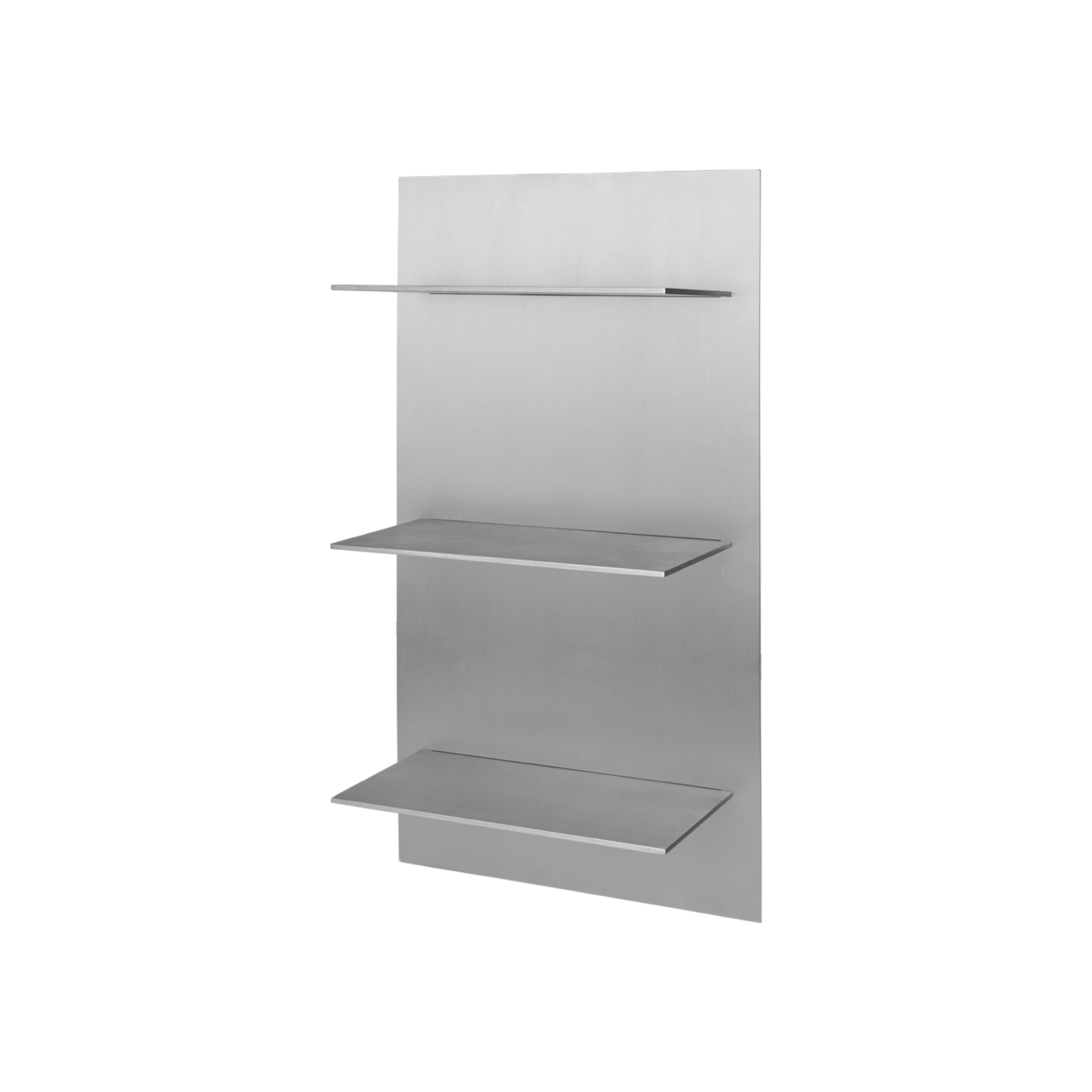 Ferm Living Lager Wall Shelf - Triple in Aluminium