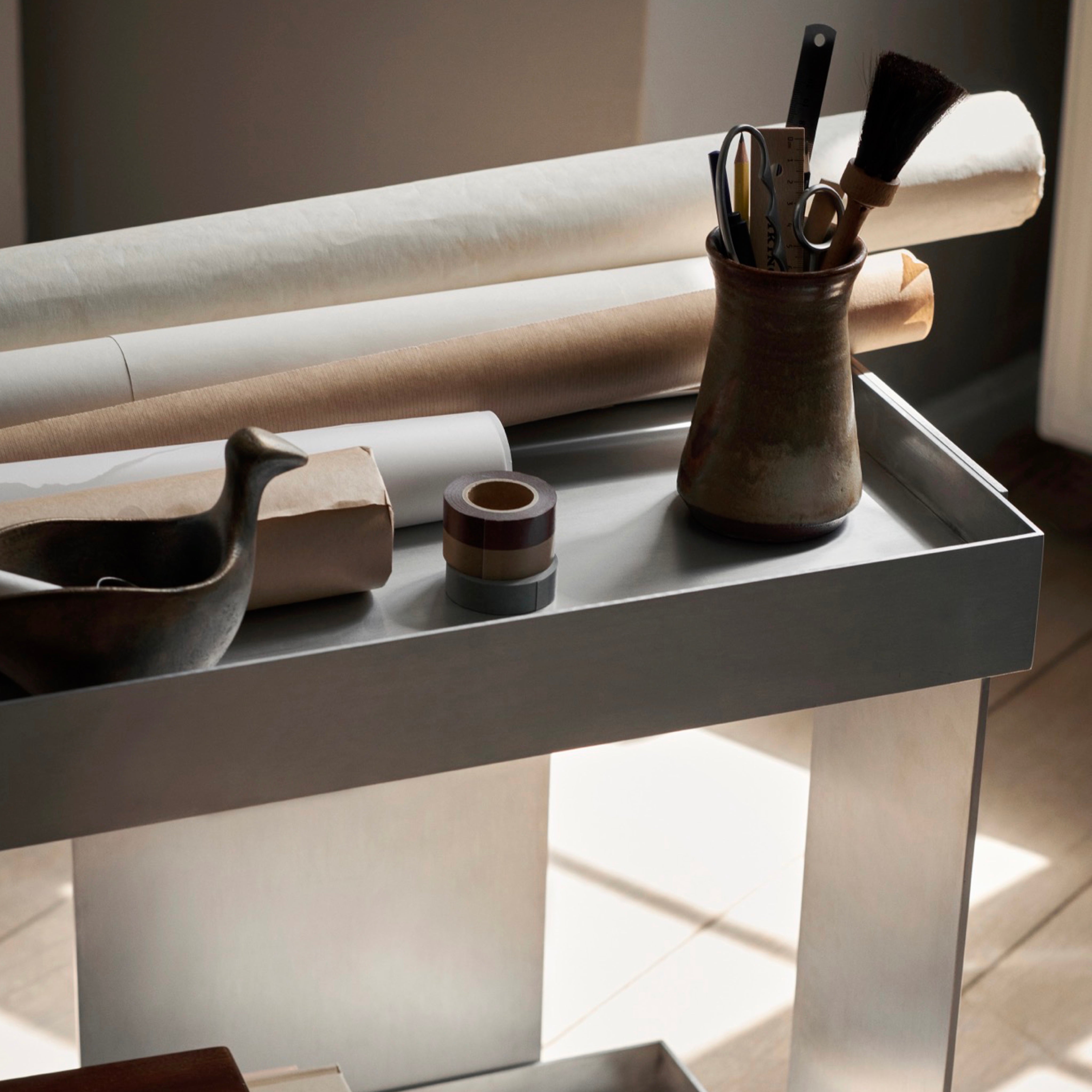 Ferm Living Lager Trolley - Aluminium