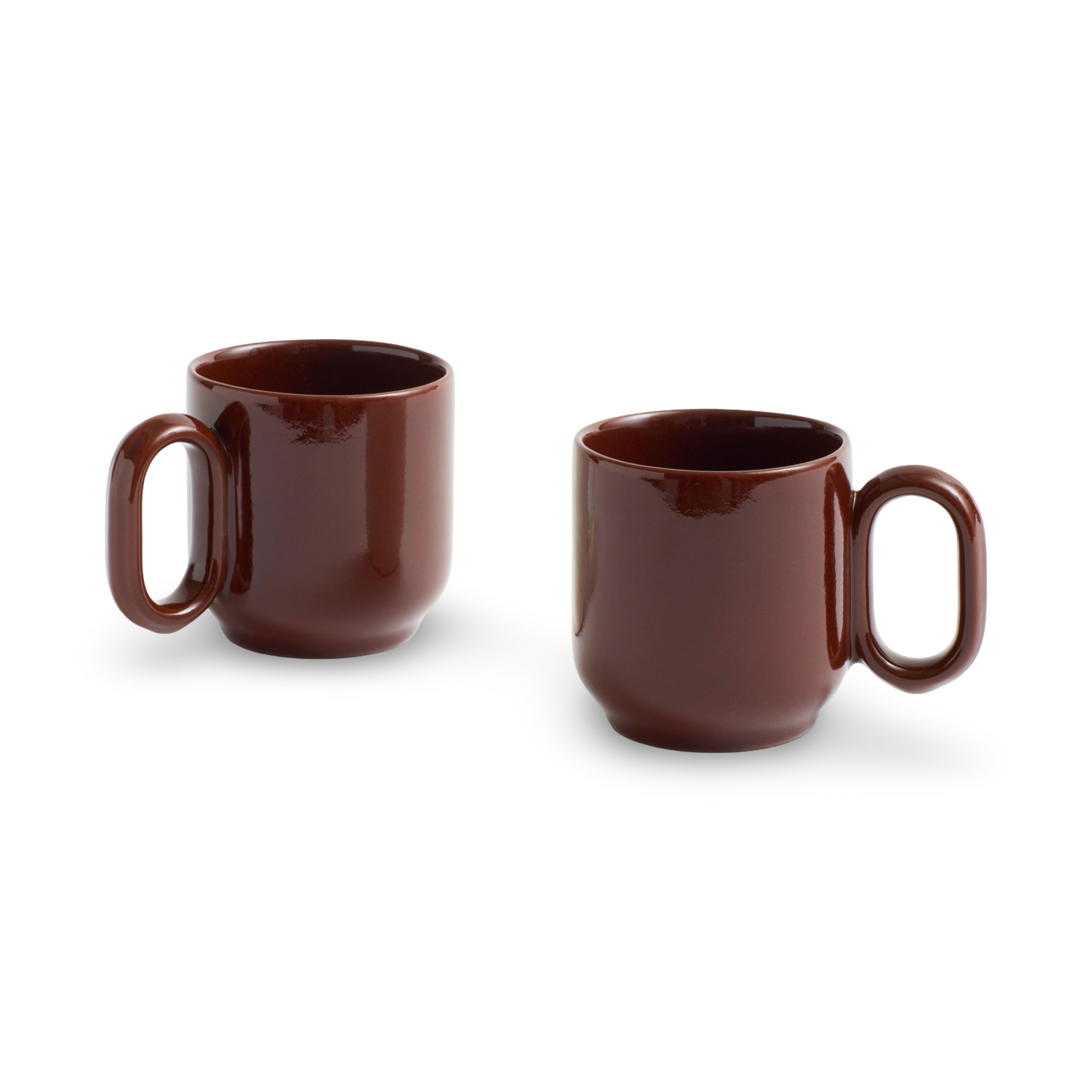 HAY Barro Cups Set of 2 - Burgundy