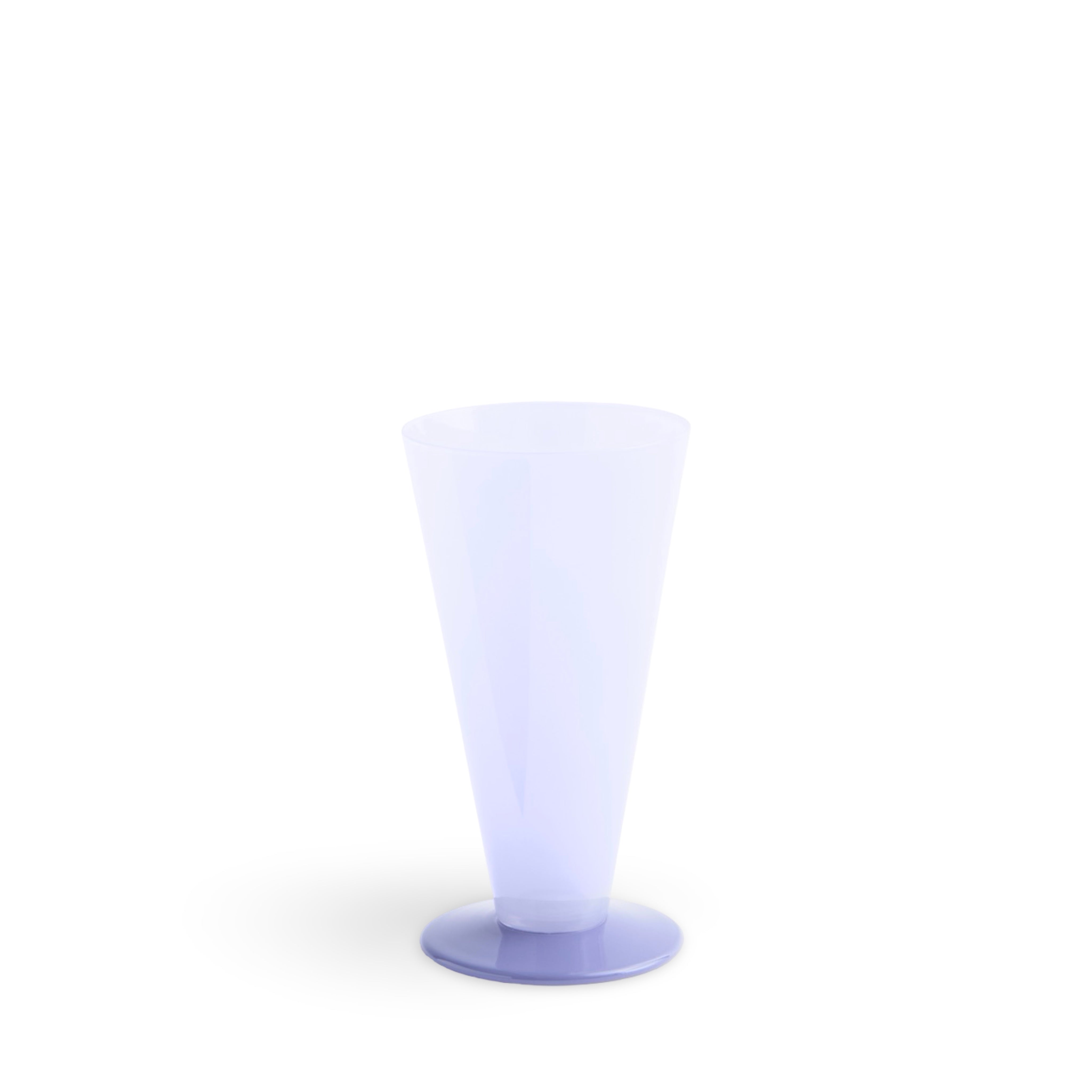 HAY Conical Vase Small - Light Blue & Lavender Blue