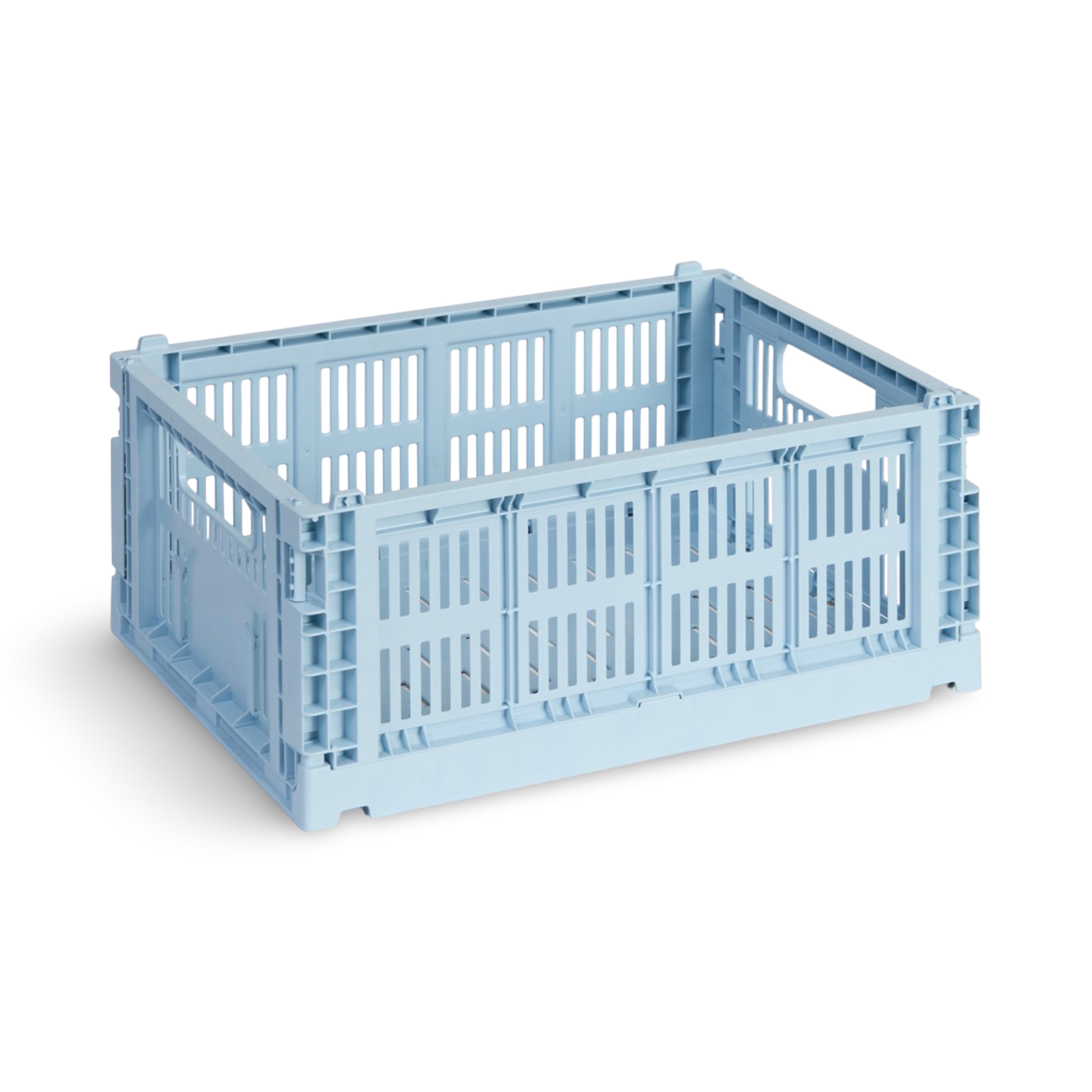 HAY Colour Crate - Medium - Soft Blue