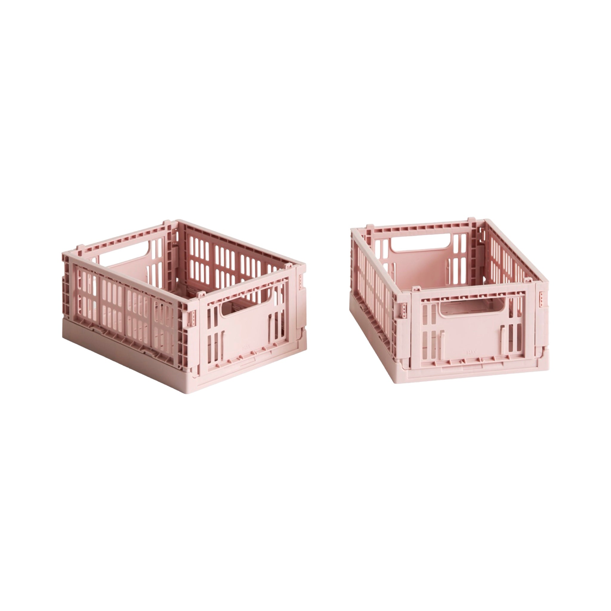 HAY Colour Crate Mini - Set of 2 in Blush