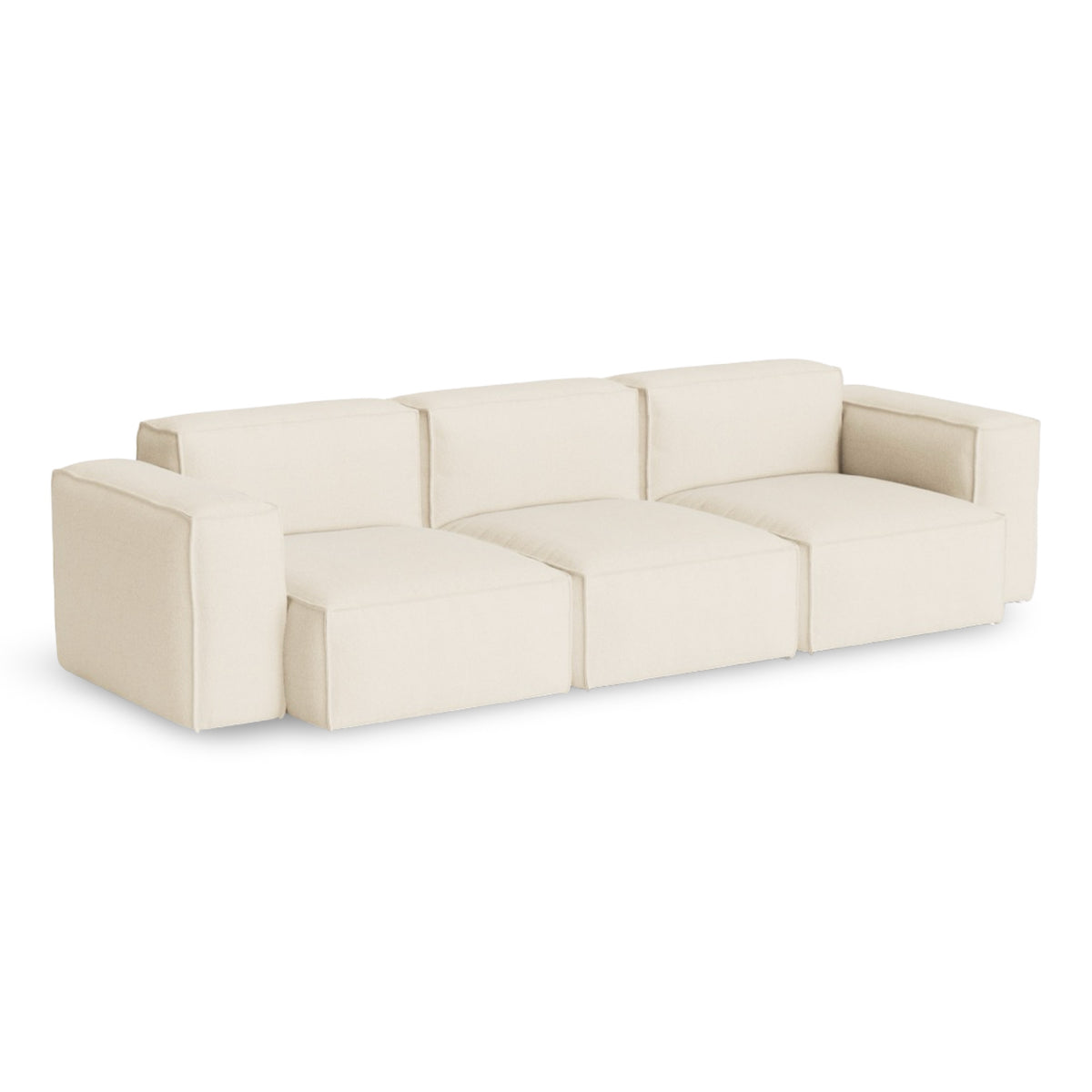 HAY Mags Soft - Low Armrest w. Removable Cover - 3-Seater Sofa Combination 1