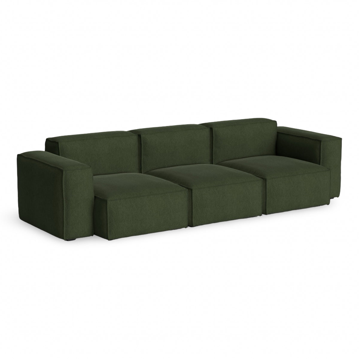 HAY Mags Soft - Low Armrest w. Removable Cover - 3-Seater Sofa Combination 1